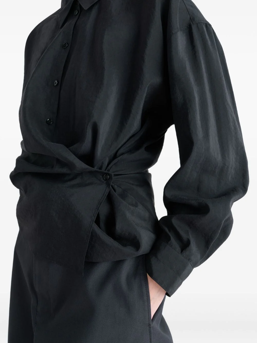 Lemaire Women Silk Shirt - Image 3