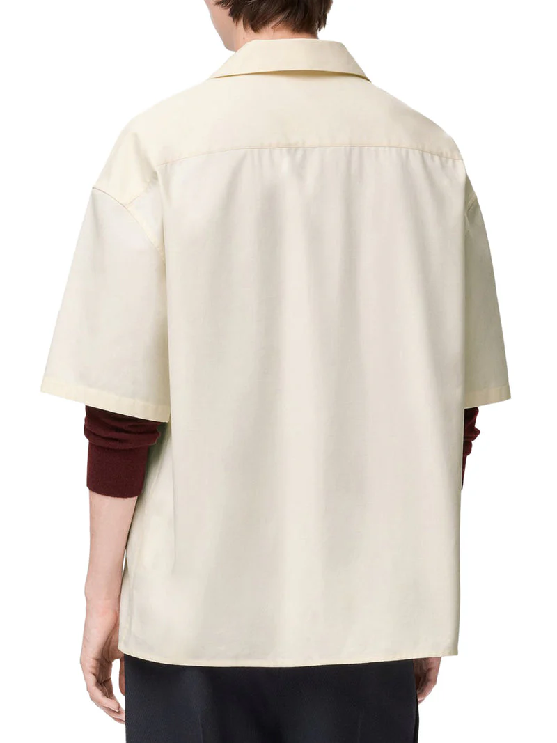 Loewe Men Short-Sleeved Cotton Shirt - Image 4