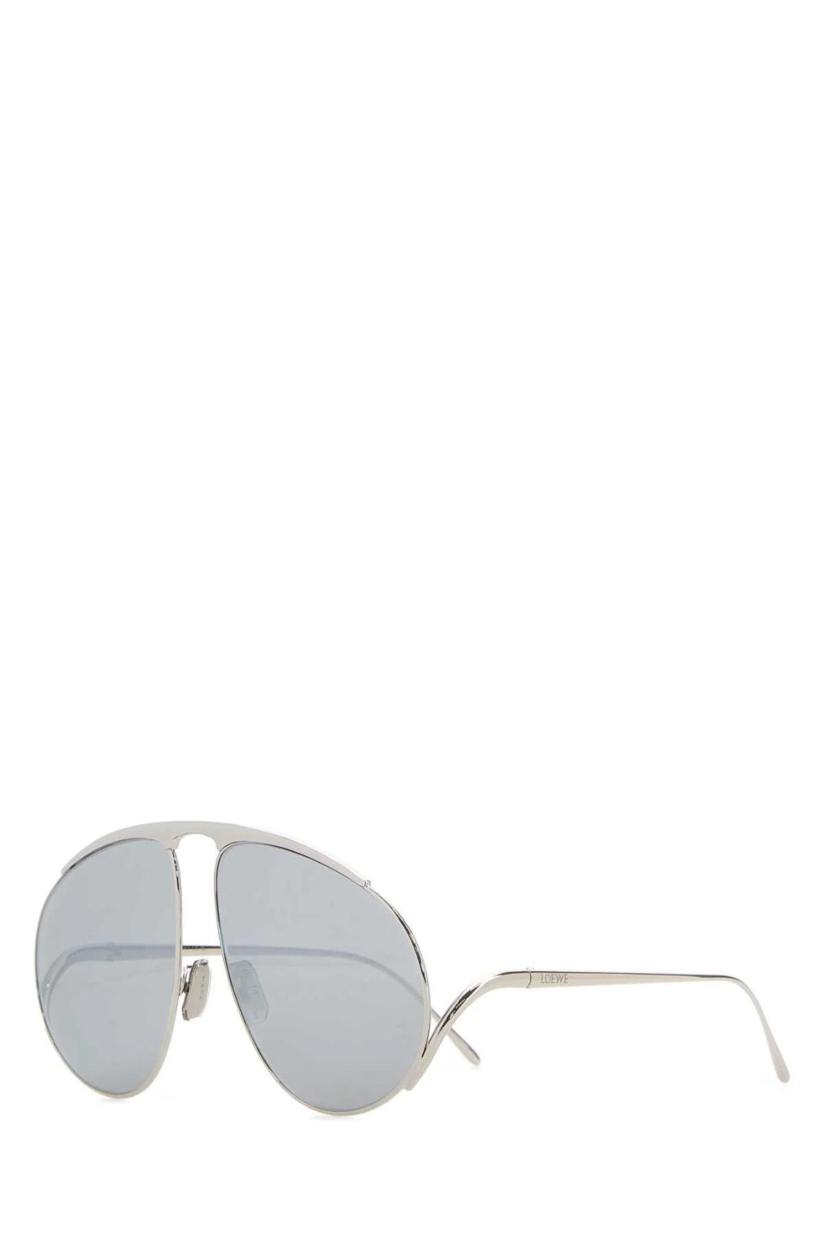 Loewe Unisex Silver Metal Hillock Sunglasses
