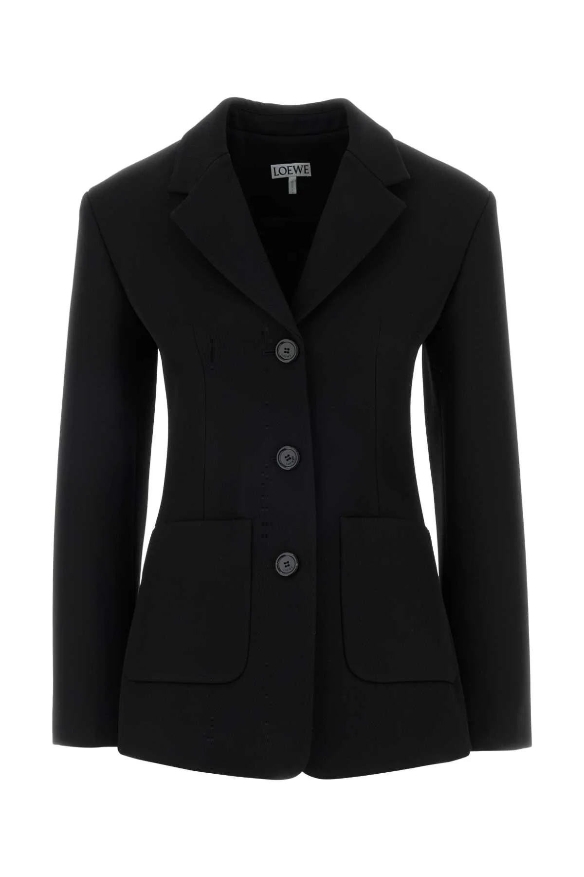 Loewe Women Black Wool Blend Blazer