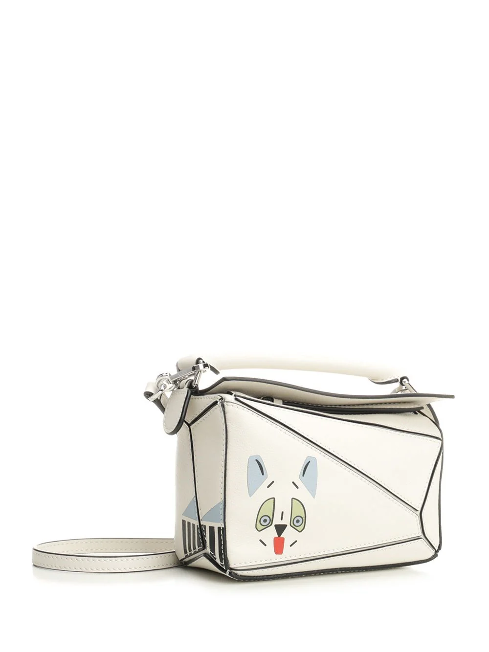 Loewe Women Mini "Puzzle Futurist Cat" Bag - Image 2