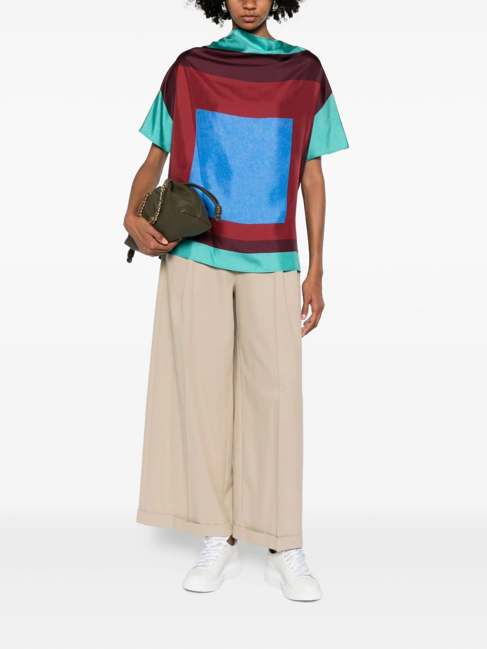 Loewe Women Printed Silk Top - Image 5