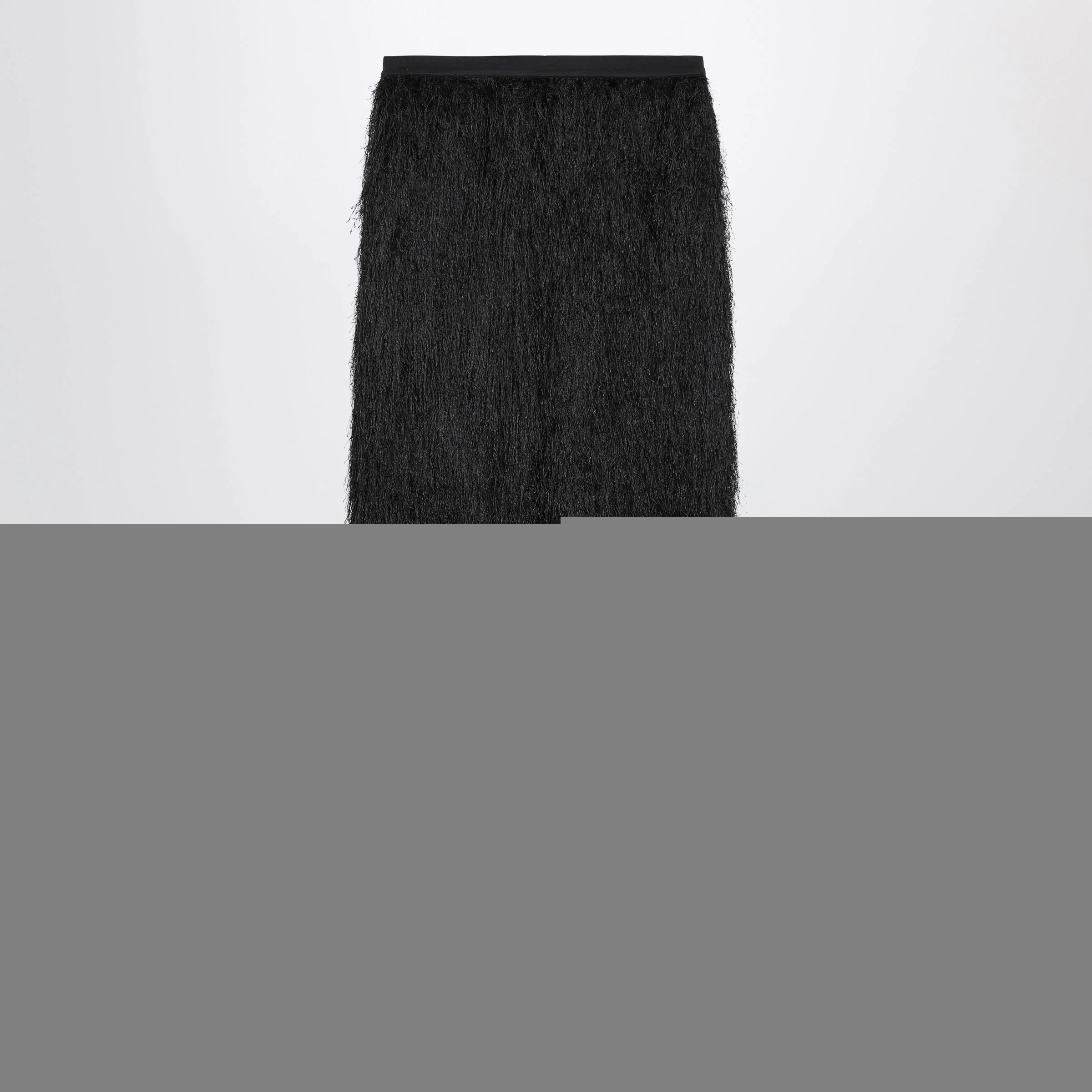 Loulou De Saison Black Reed Fringed Trousers Women