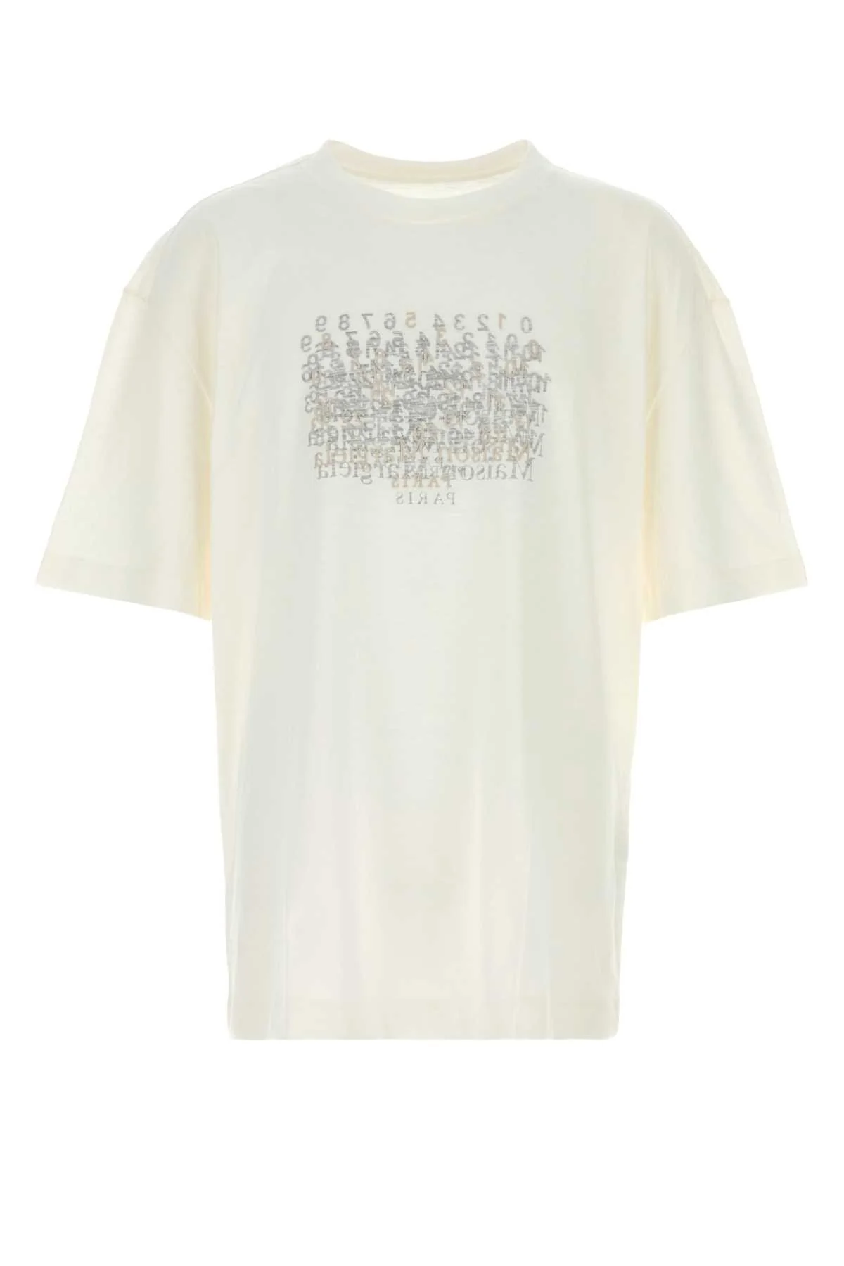 Maison Margiela Men White Cotton T-Shirt
