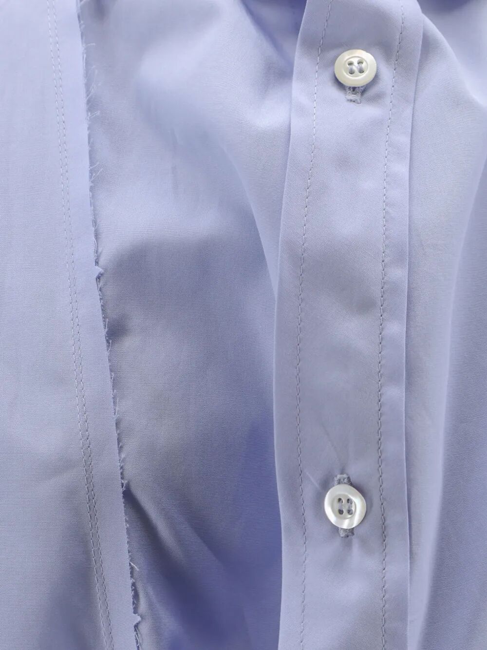 Maison Margiela Women Folded Collar Poplin Shirt - Image 3