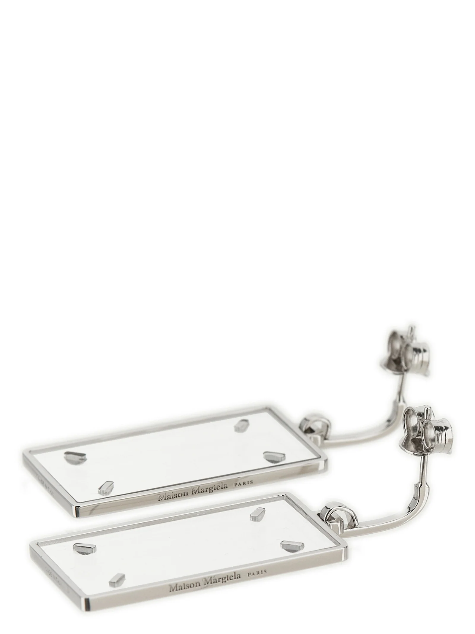 Maison Margiela Women 'Four Stitches' Earrings - Image 2