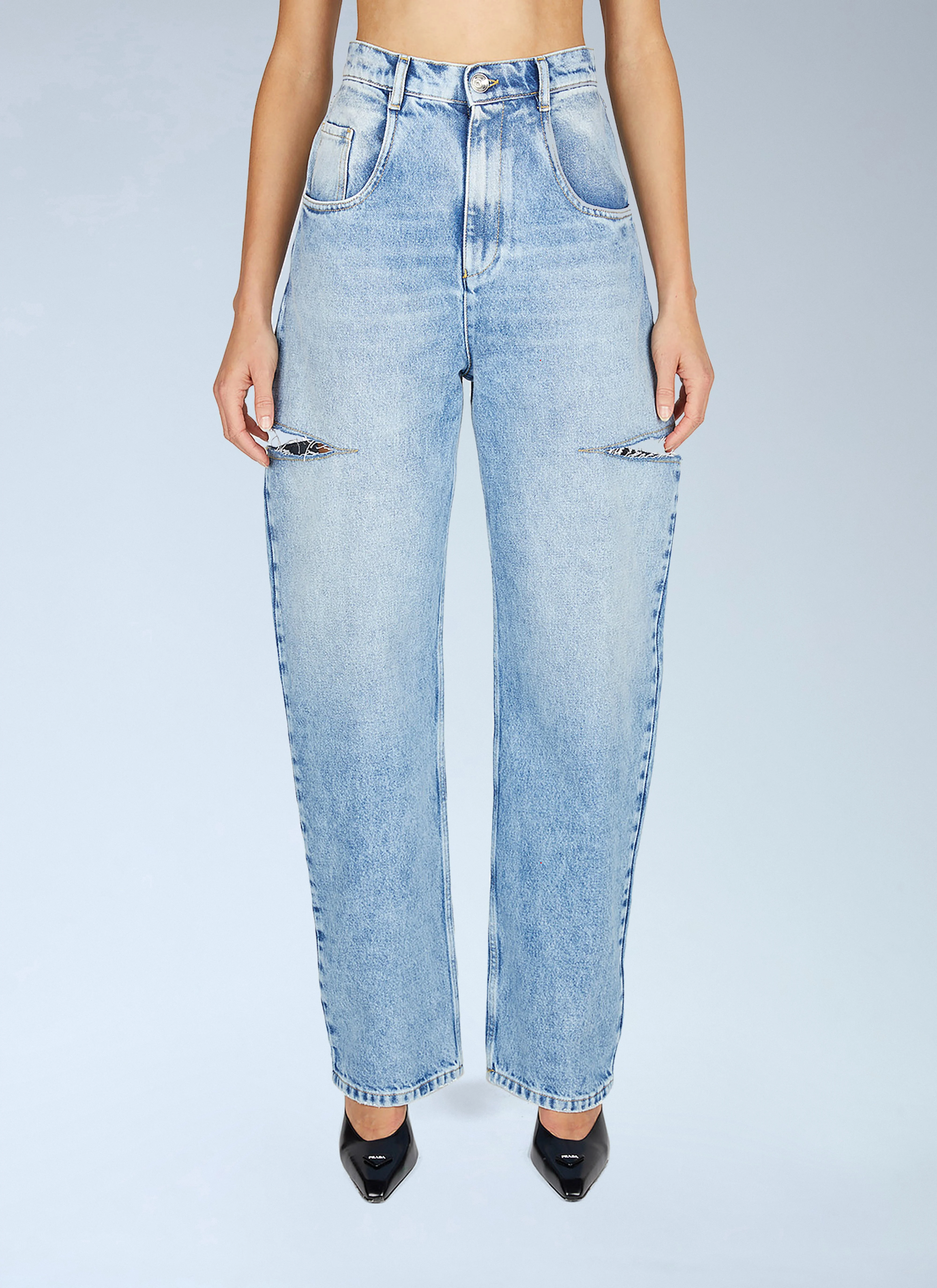 Maison Margiela Women Ripped Jeans