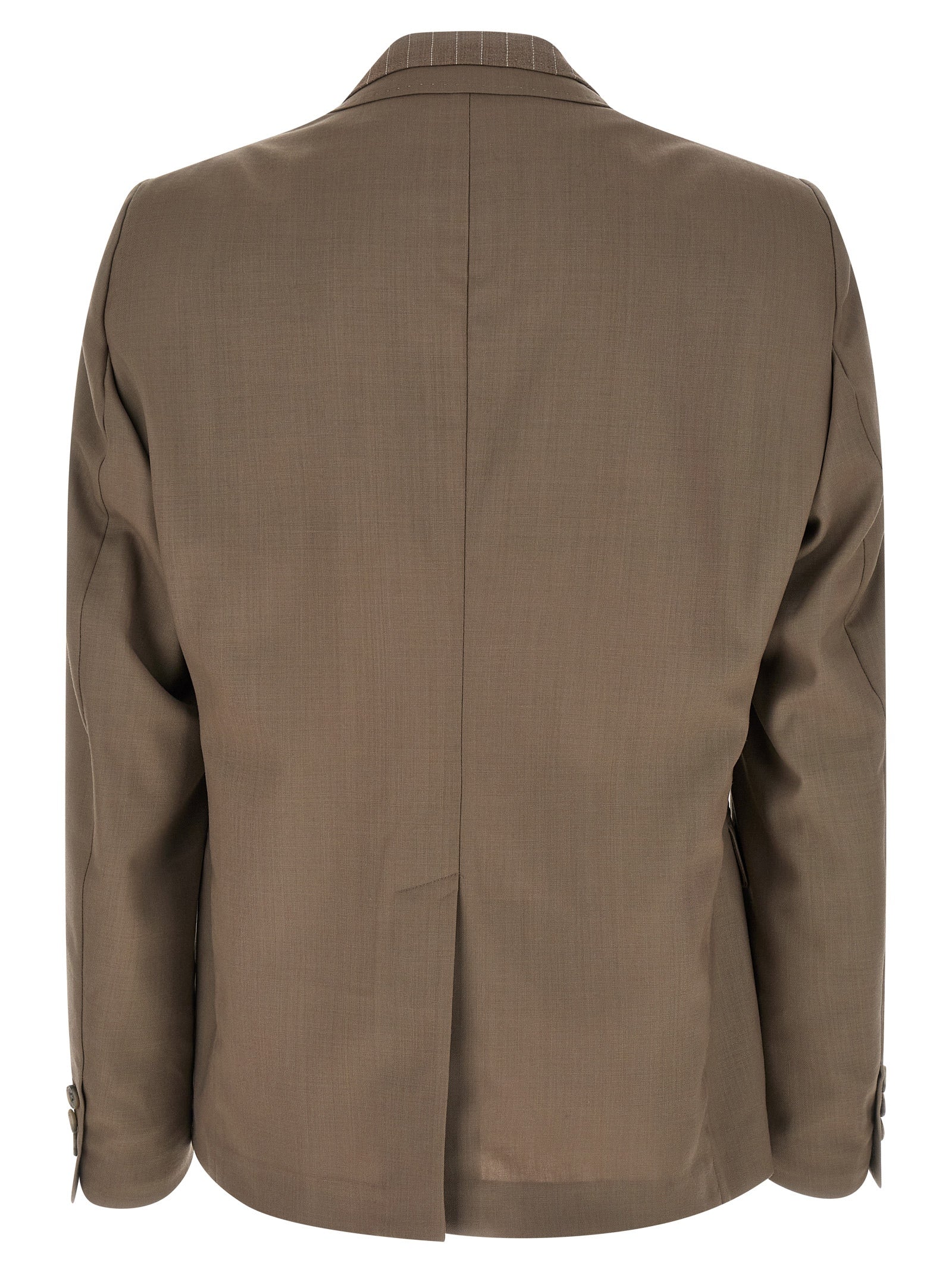 Maison Mihara Yasuhiro Men Double Layer Lapel Blazer Jacket - Image 2