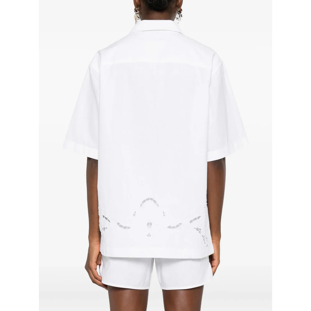 Marine Serre White Tops - Shirts Women - Image 2
