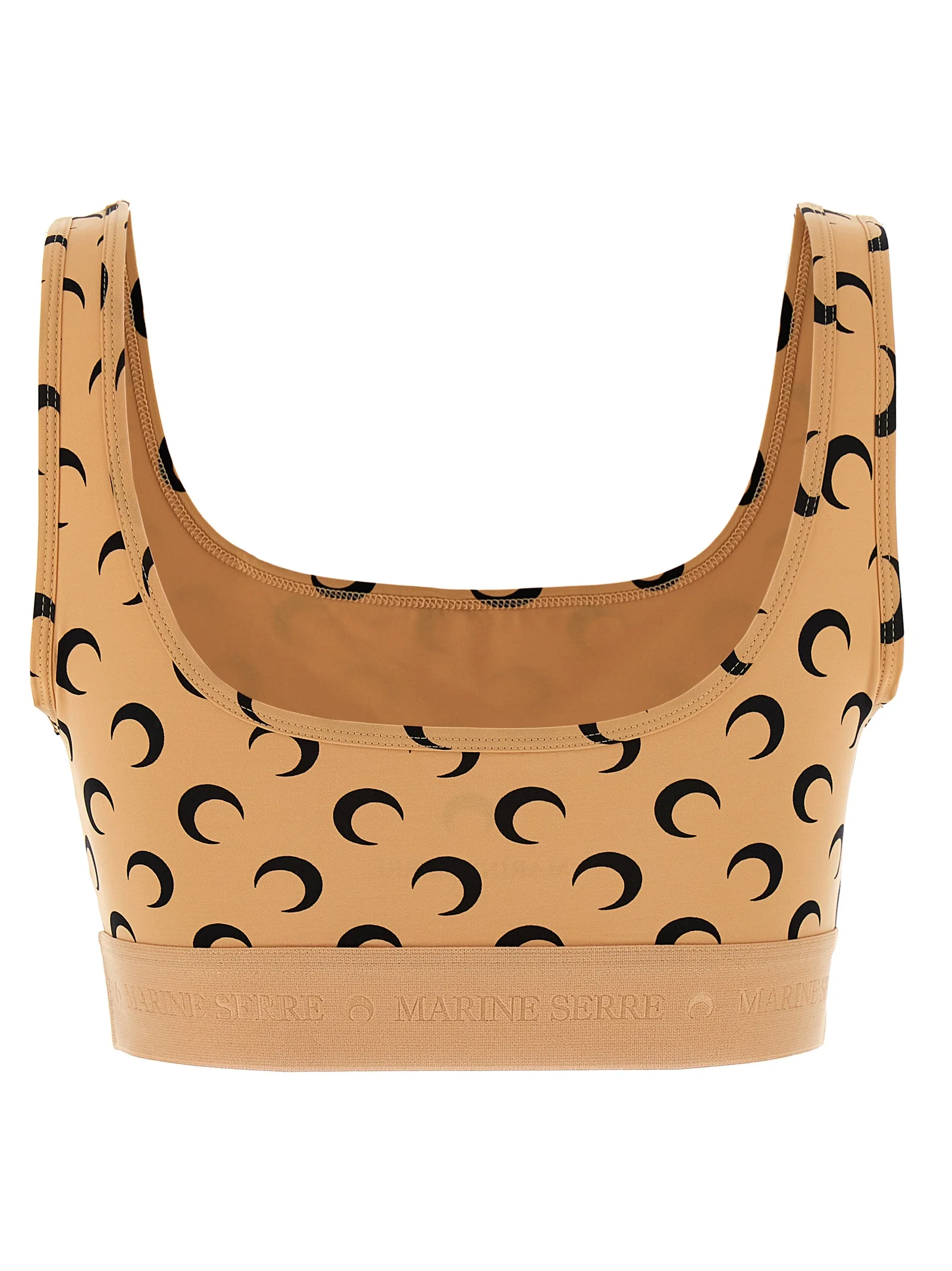 Marine Serre Women 'Moon Printed Jersey' Cropped Top - Image 2