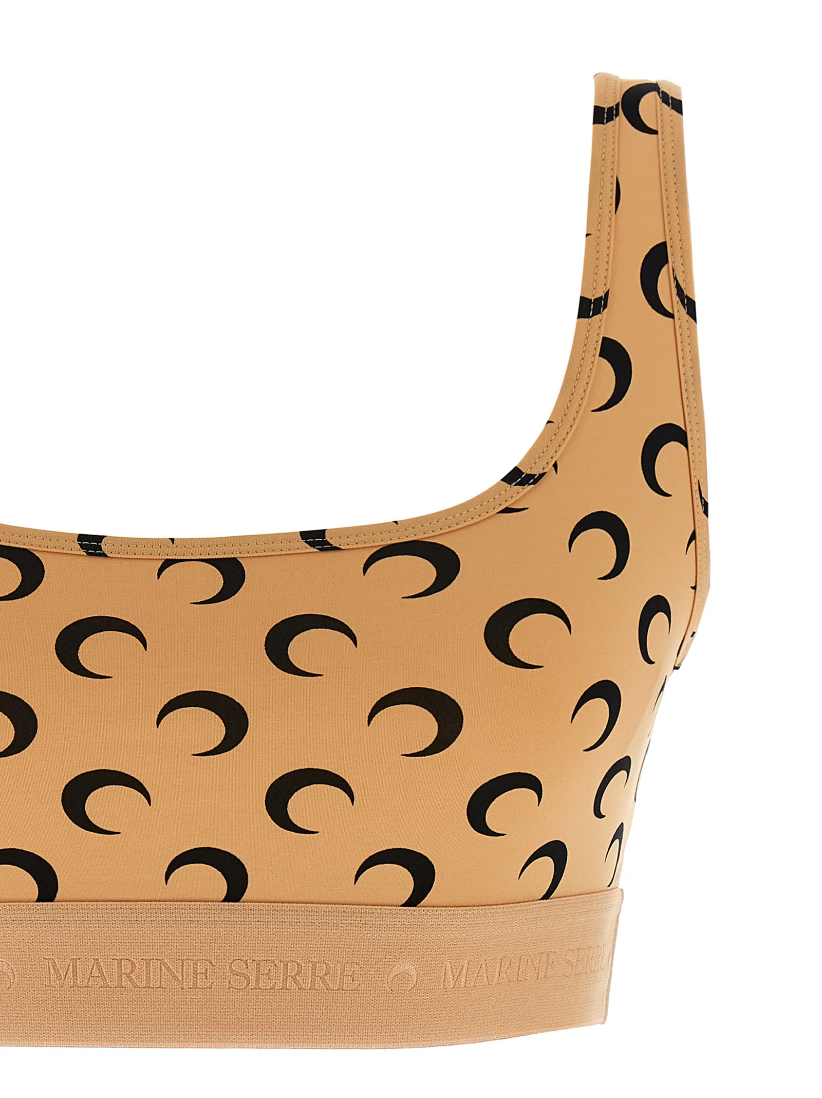 Marine Serre Women 'Moon Printed Jersey' Cropped Top - Image 3
