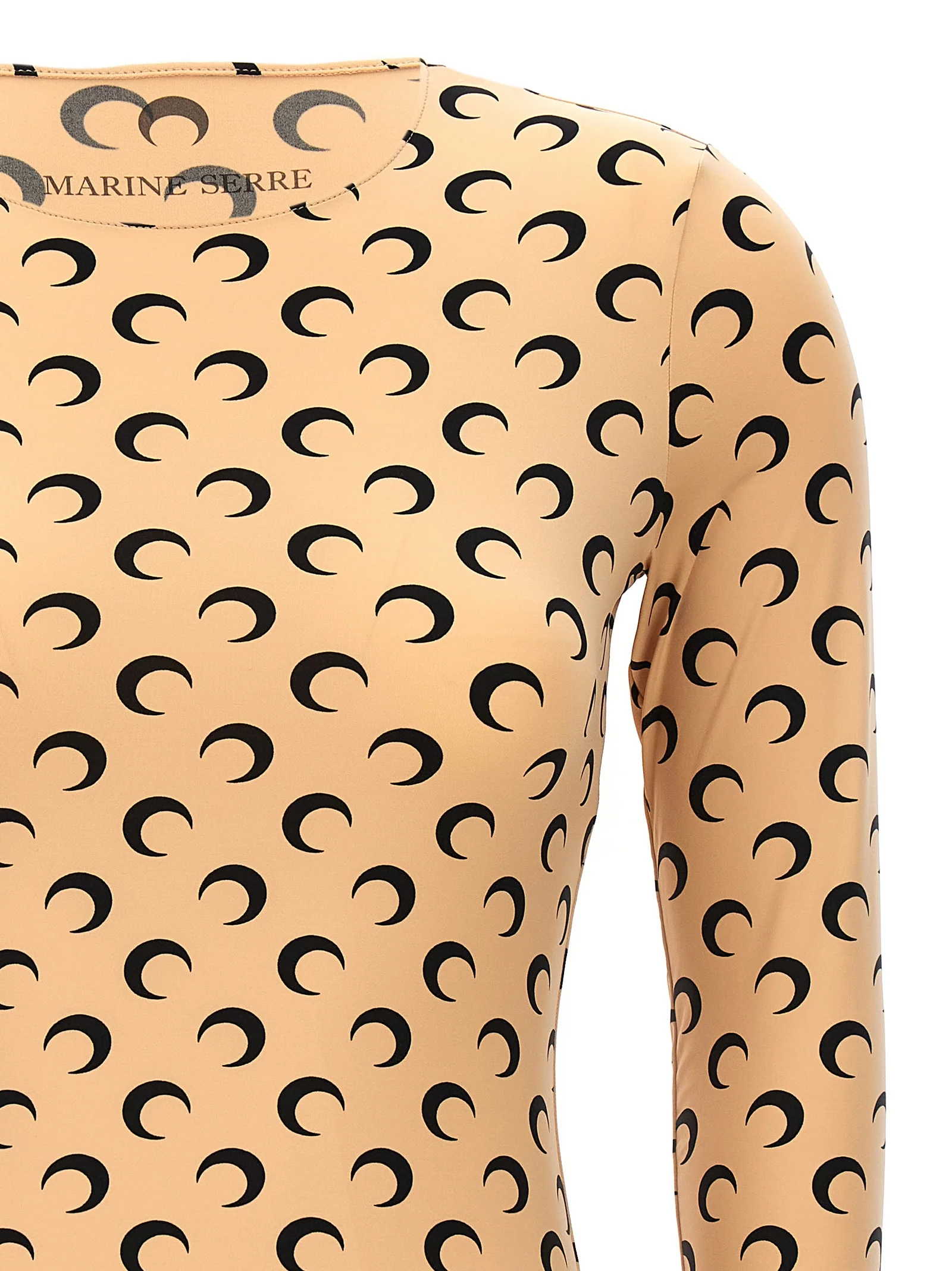 Marine Serre Women 'Moon Printed Jersey' Top - Image 3
