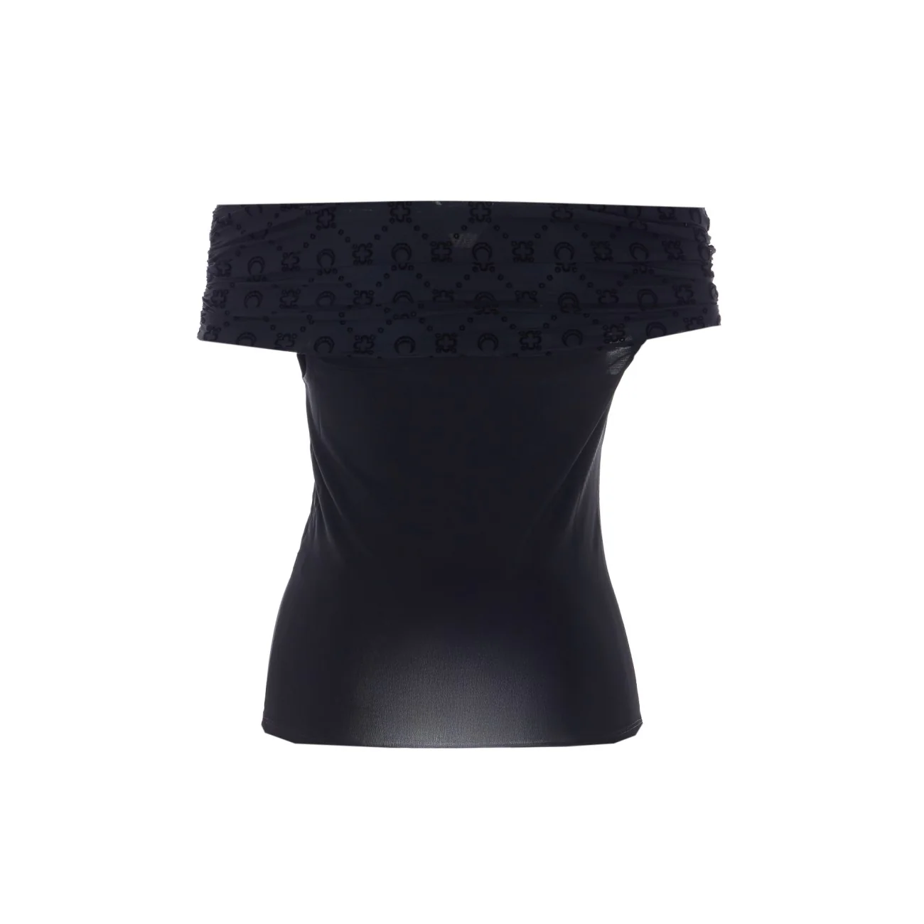 Marine Serre Women Moonogram Off Shoulder Top - Image 2