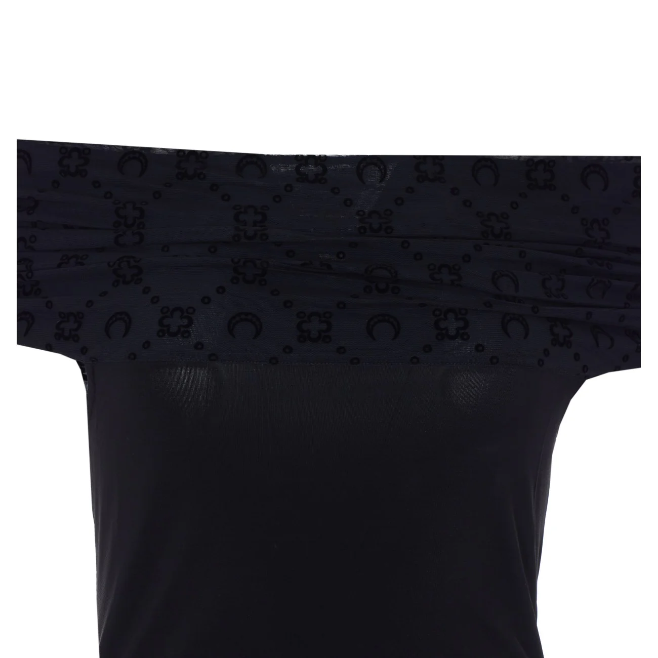Marine Serre Women Moonogram Off Shoulder Top - Image 4