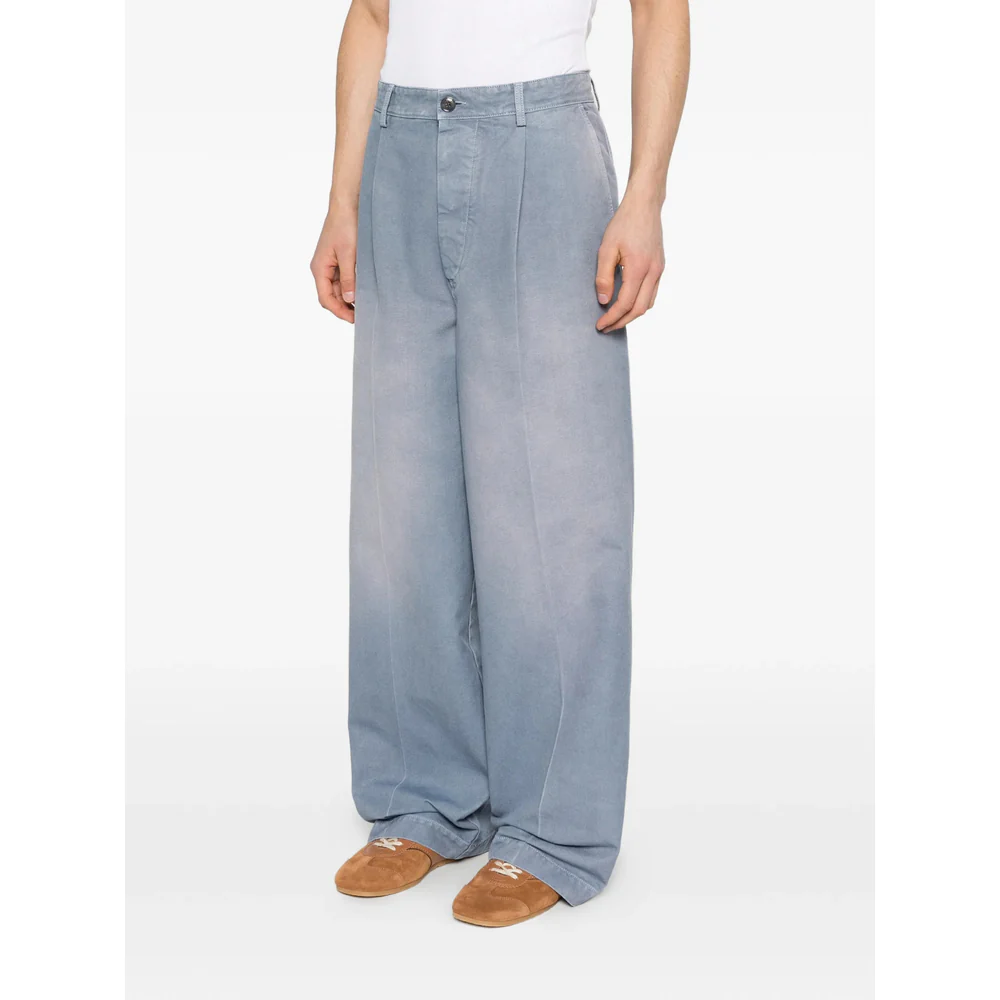 Marni Blue Trousers - Wide-Leg Trousers Men - Image 3
