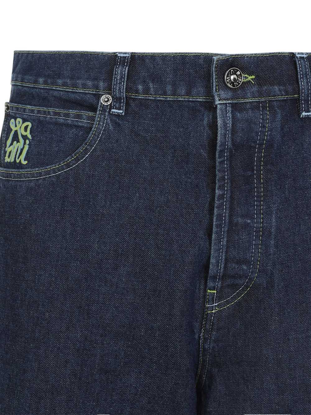 Marni Men Embroidered Jeans - Image 3