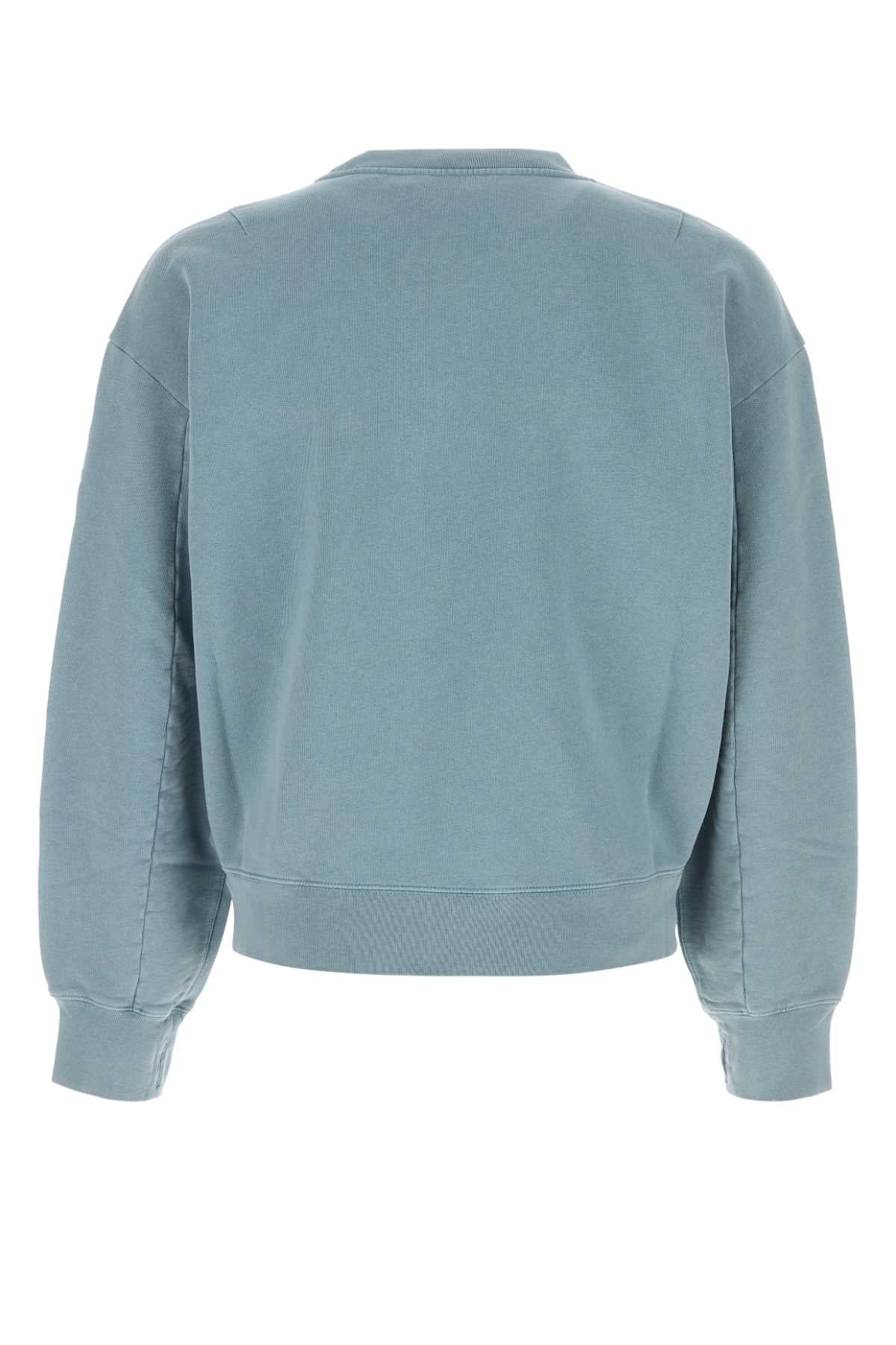 Marni Men Powder Light-Blue Cotton Sweatshirt - Image 2