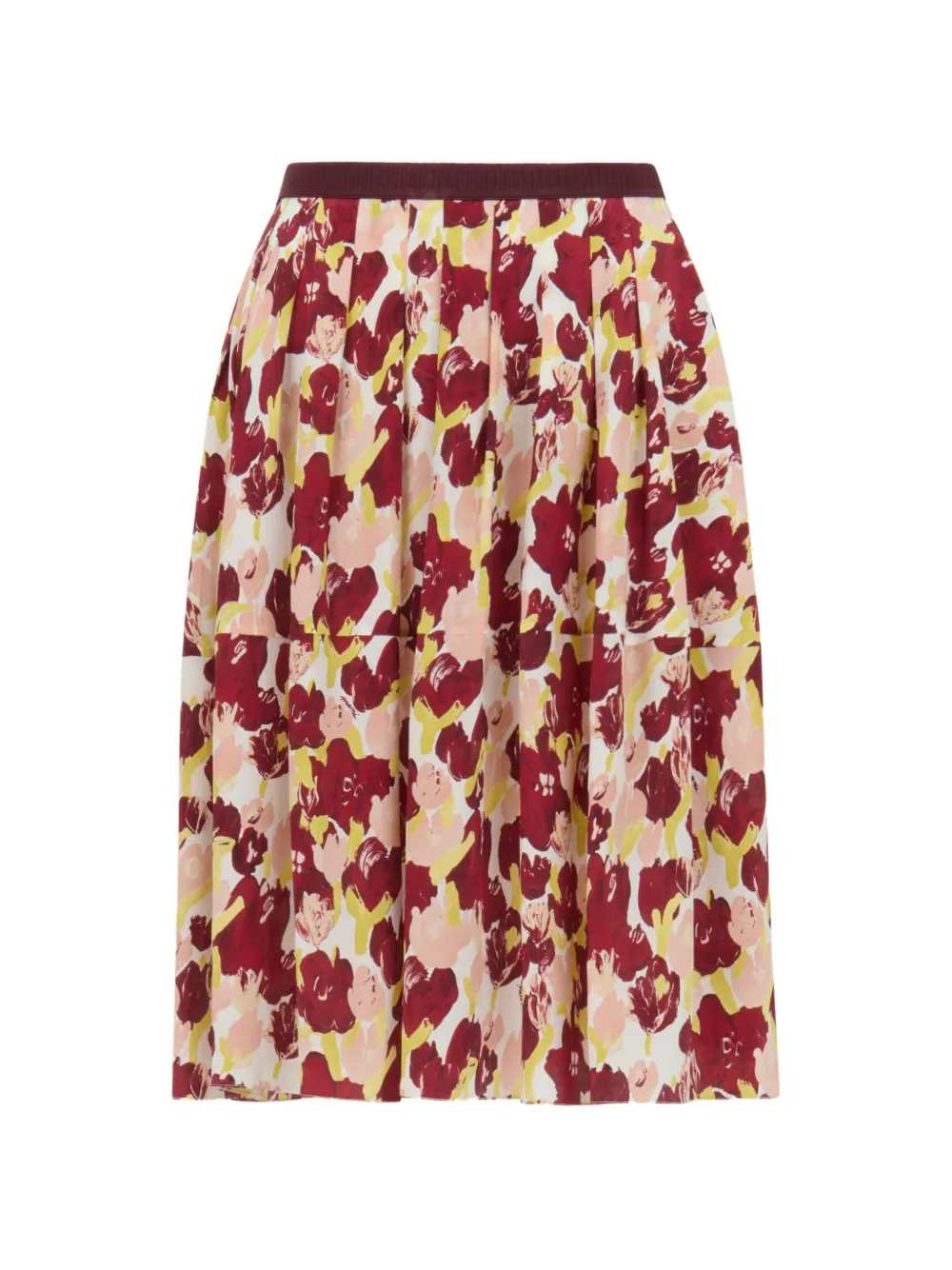 Marni Women Floral Pleated Skirt