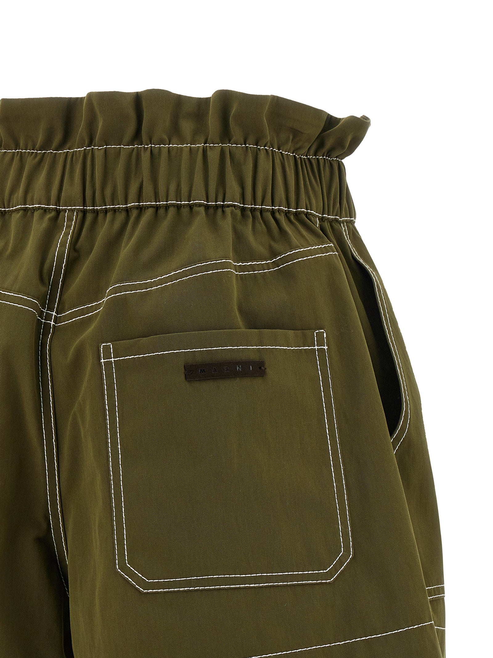 Marni Women Gabardine Shorts - Image 4