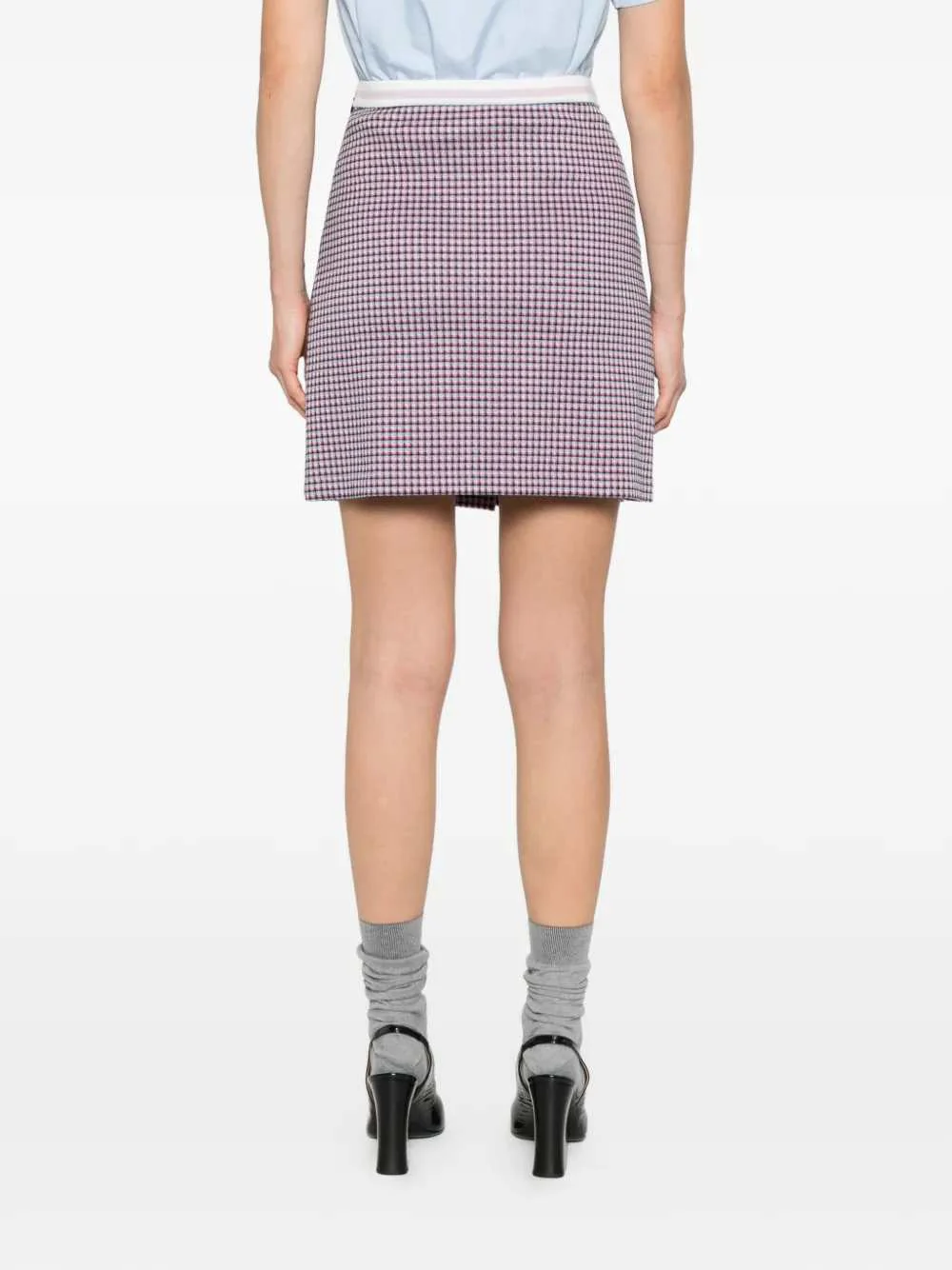Marni Women Plaid Pleated Skirt - Image 4