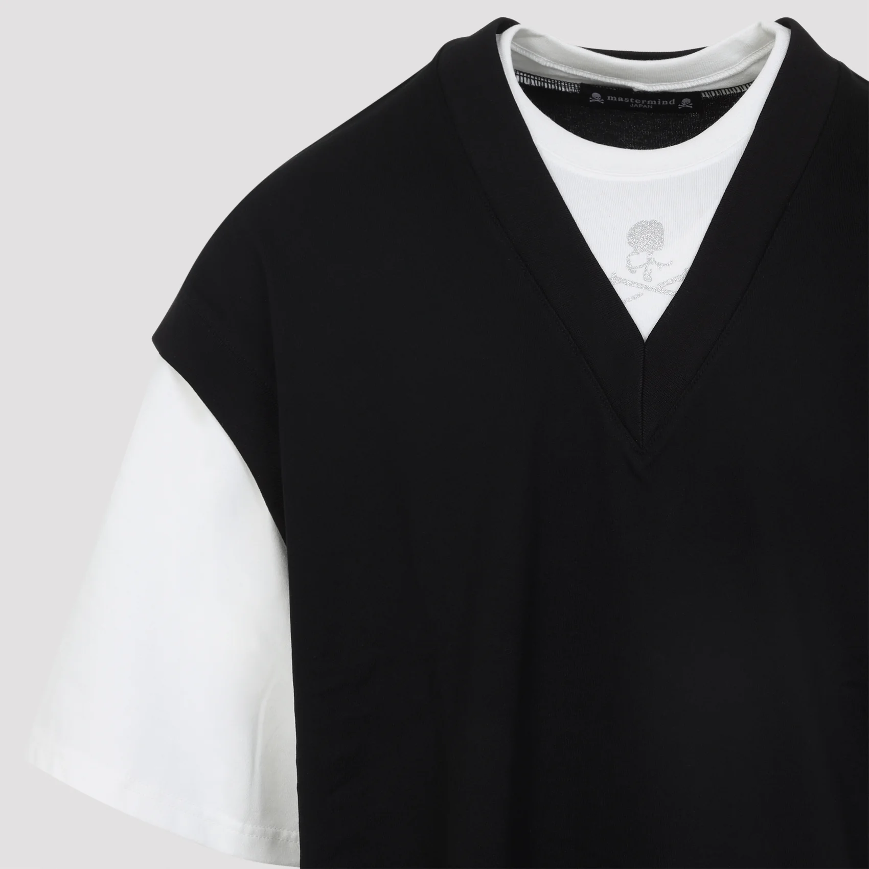 Mastermind Japan Layered Short Sleeves Vest Tee Men - Image 3