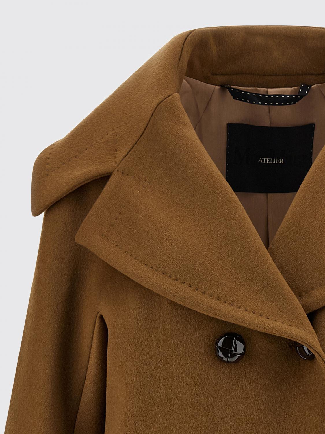 Max Mara Coat Woman Earth - Image 3
