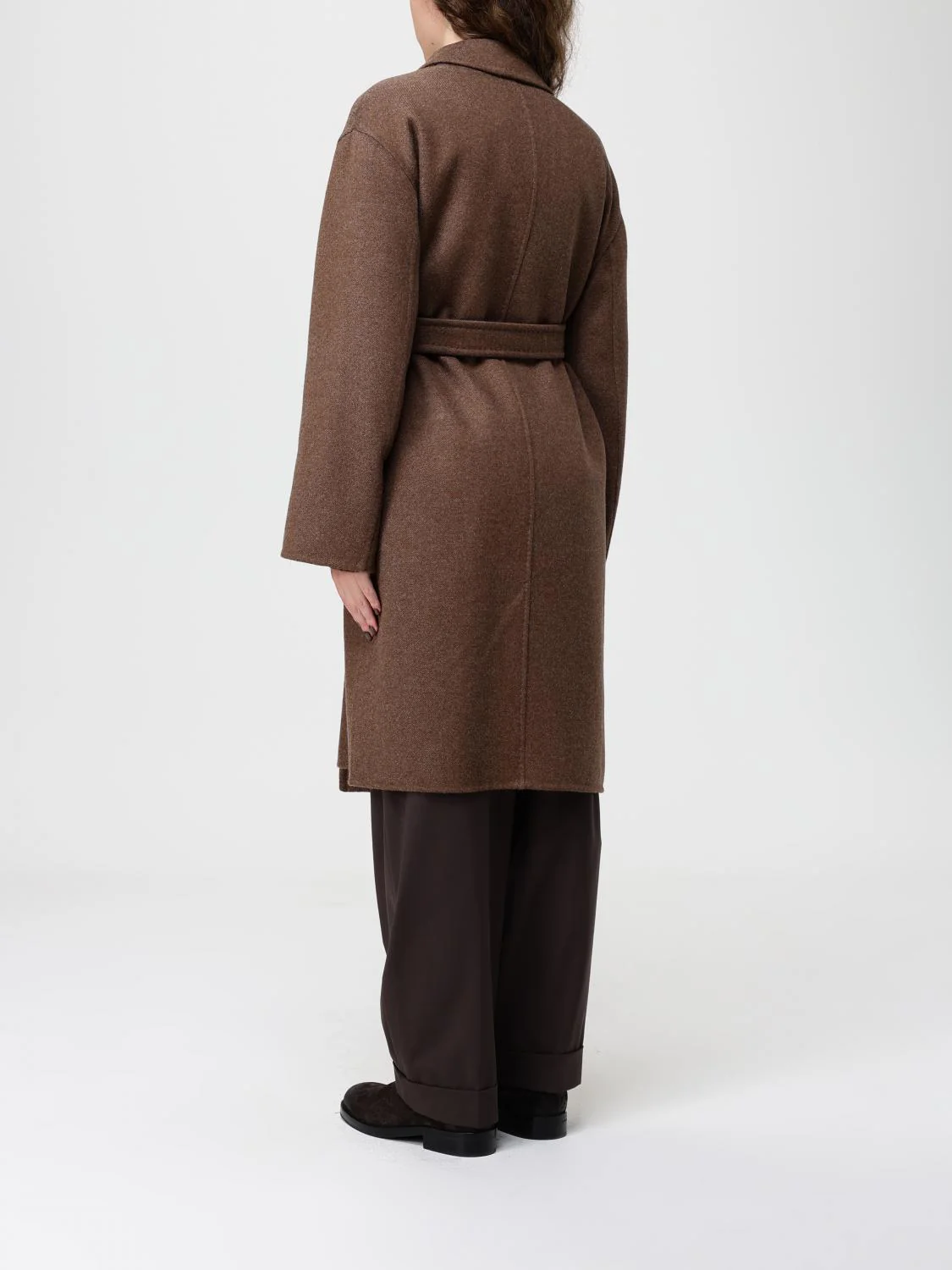 Max Mara Coat Woman Tobacco - Image 3