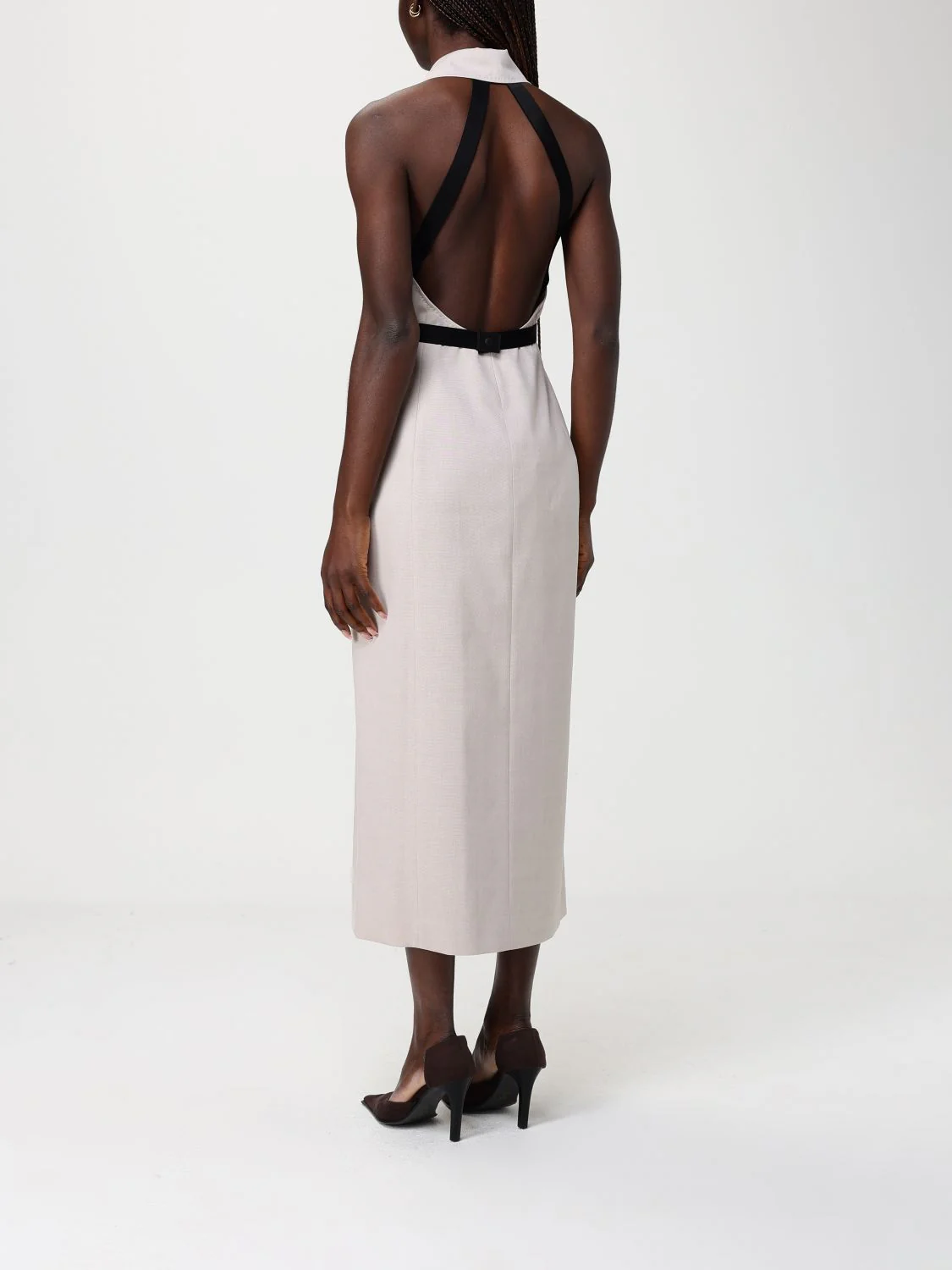 Max Mara Dress Woman Beige - Image 2