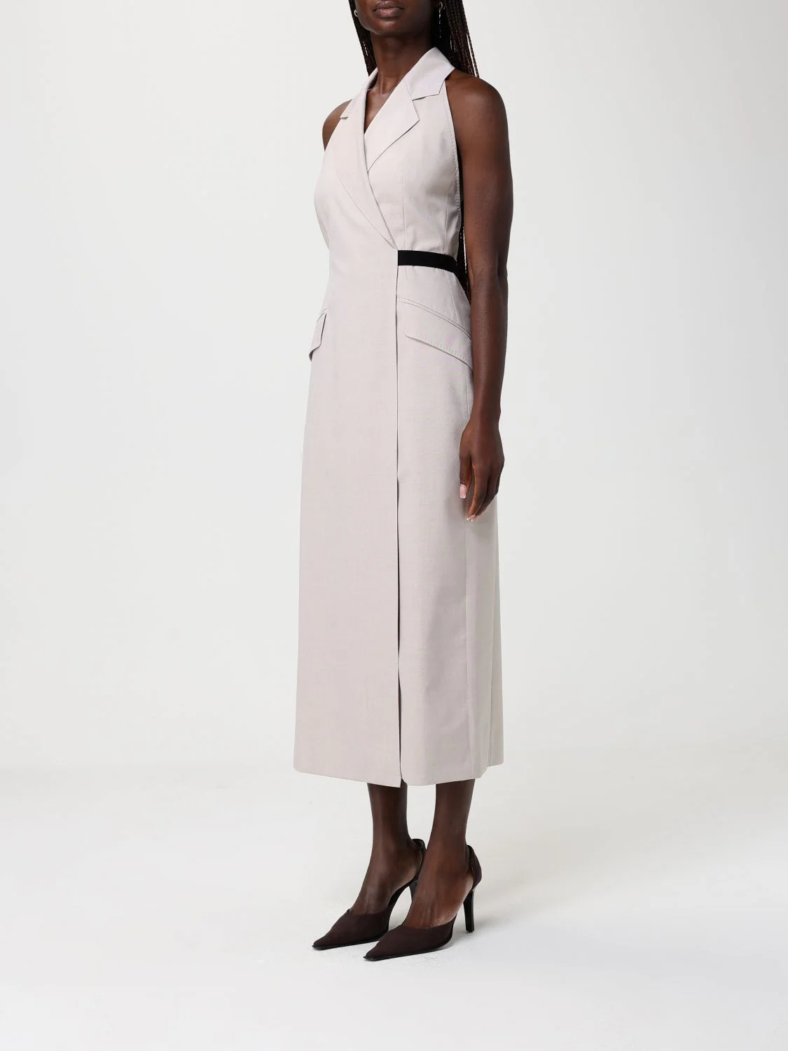 Max Mara Dress Woman Beige - Image 3