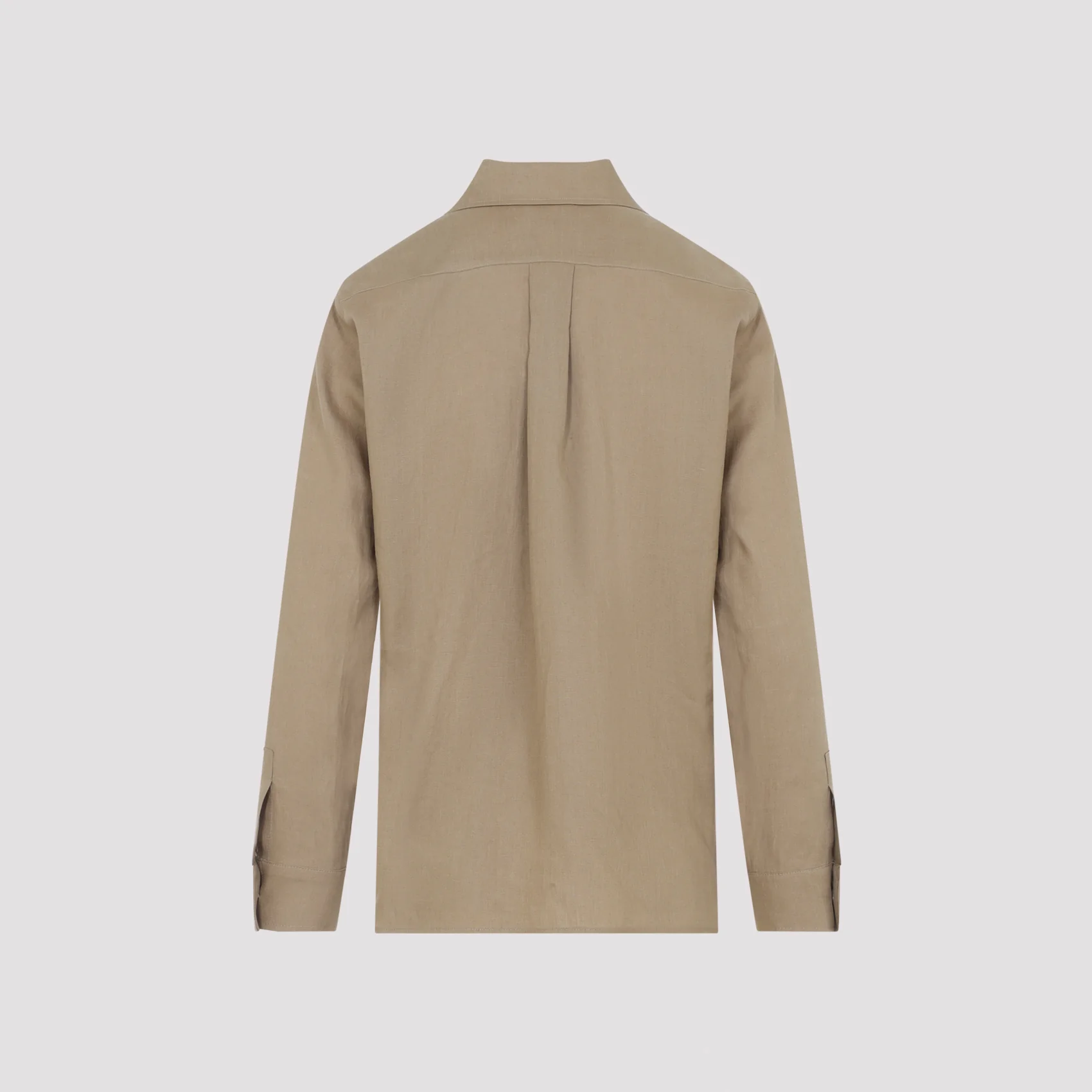 Max Mara Falasco Linen M Logo Shirt Women - Image 2