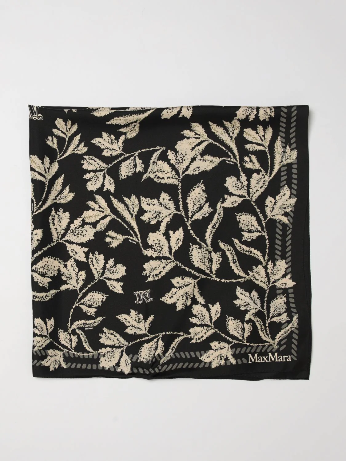Max Mara Neck Scarf Woman Black