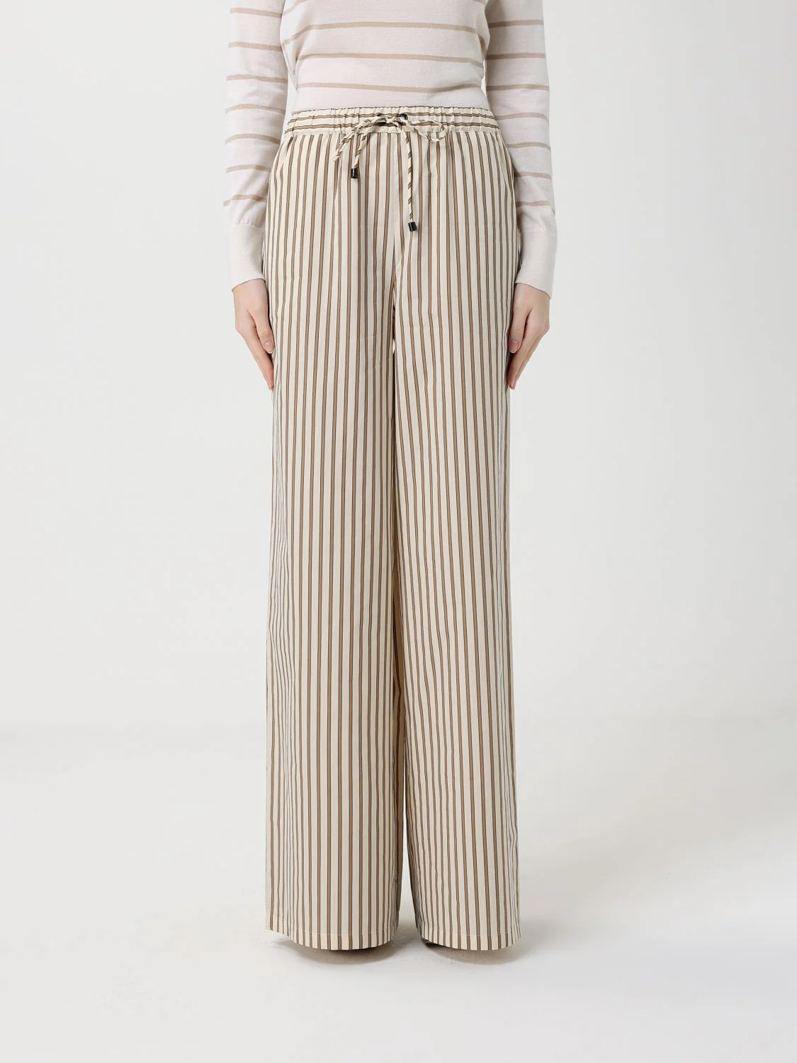 Max Mara Pants Woman Beige