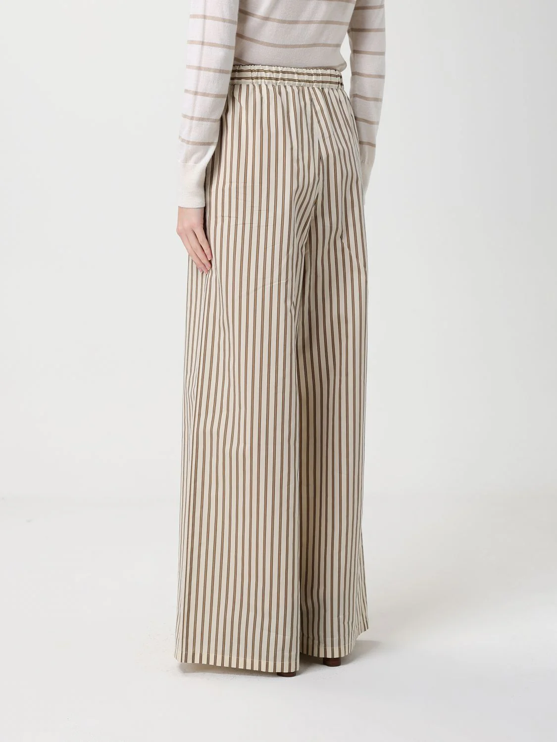 Max Mara Pants Woman Beige - Image 3