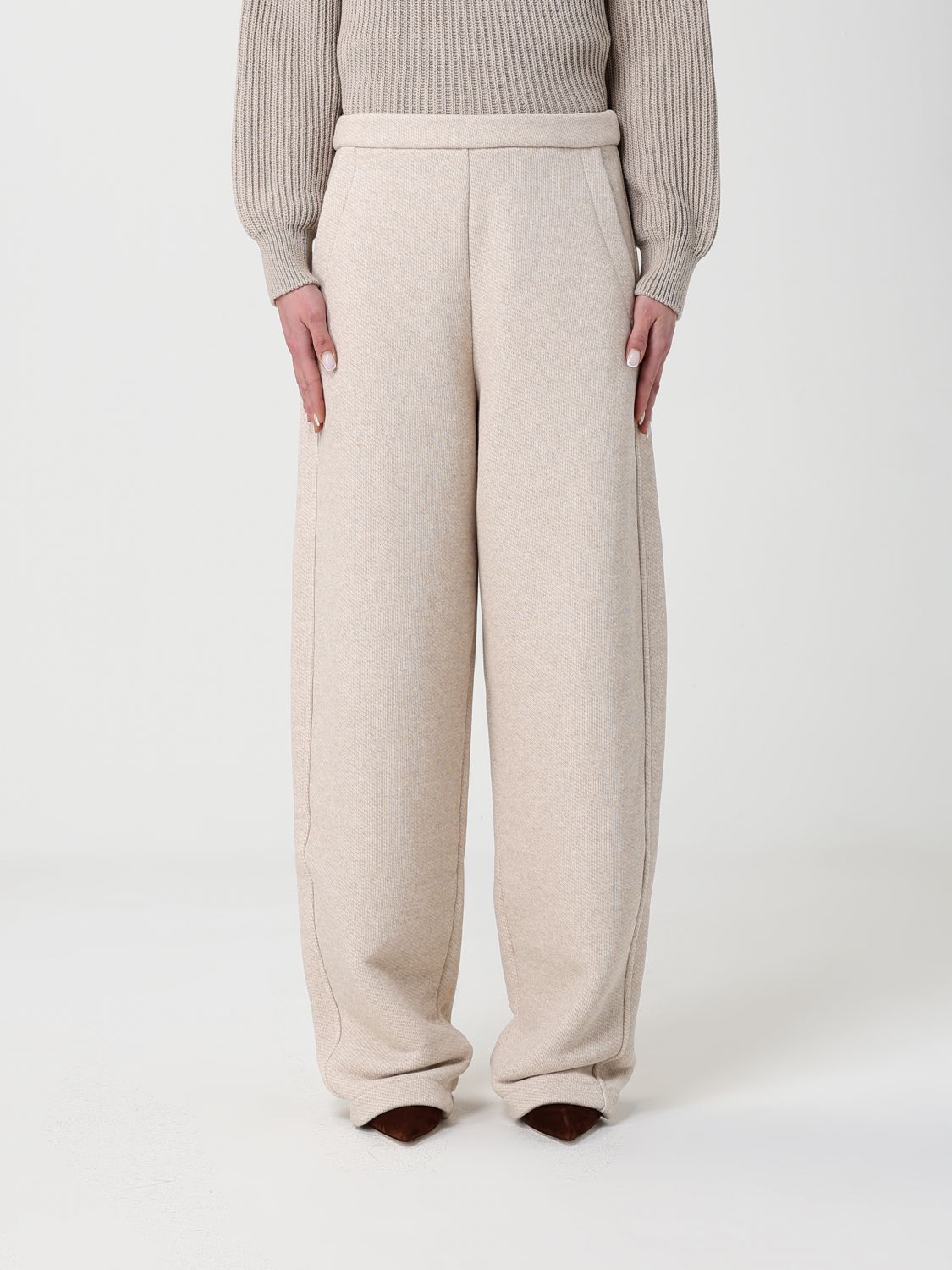 Max Mara Pants Woman Beige