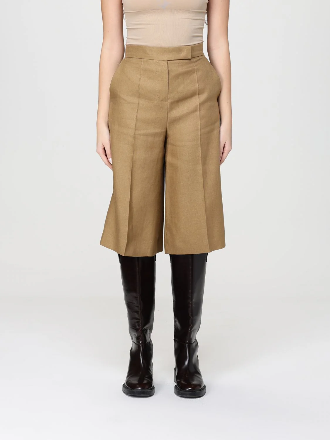 Max Mara Pants Woman Beige