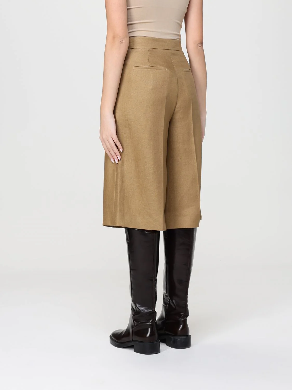 Max Mara Pants Woman Beige - Image 3