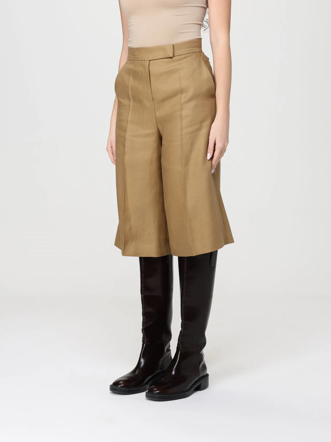 Max Mara Pants Woman Beige - Image 4