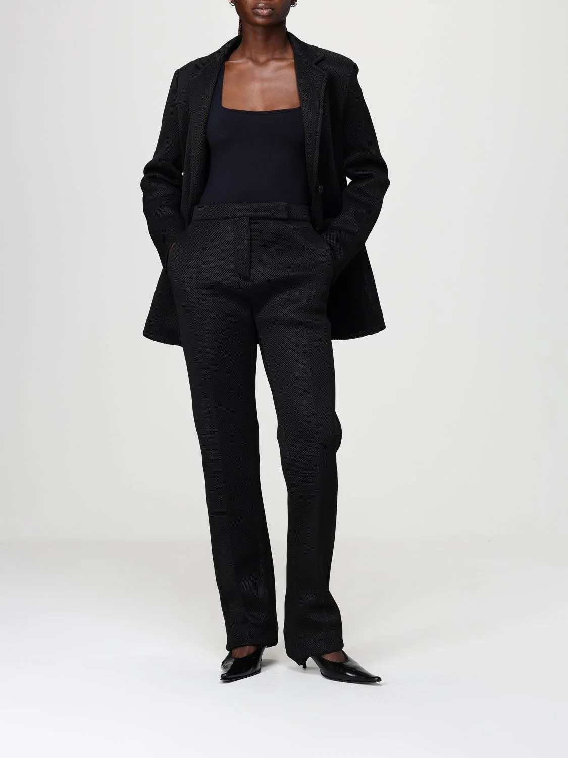 Max Mara Pants Woman Black - Image 2