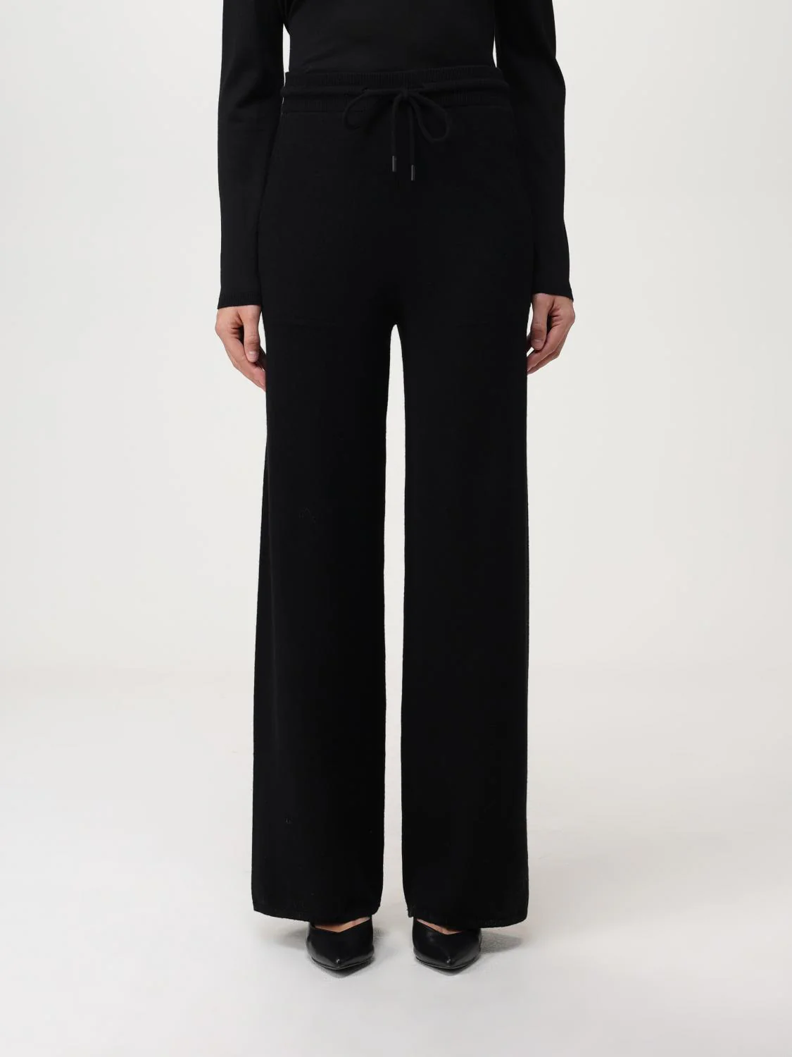 Max Mara Pants Woman Black