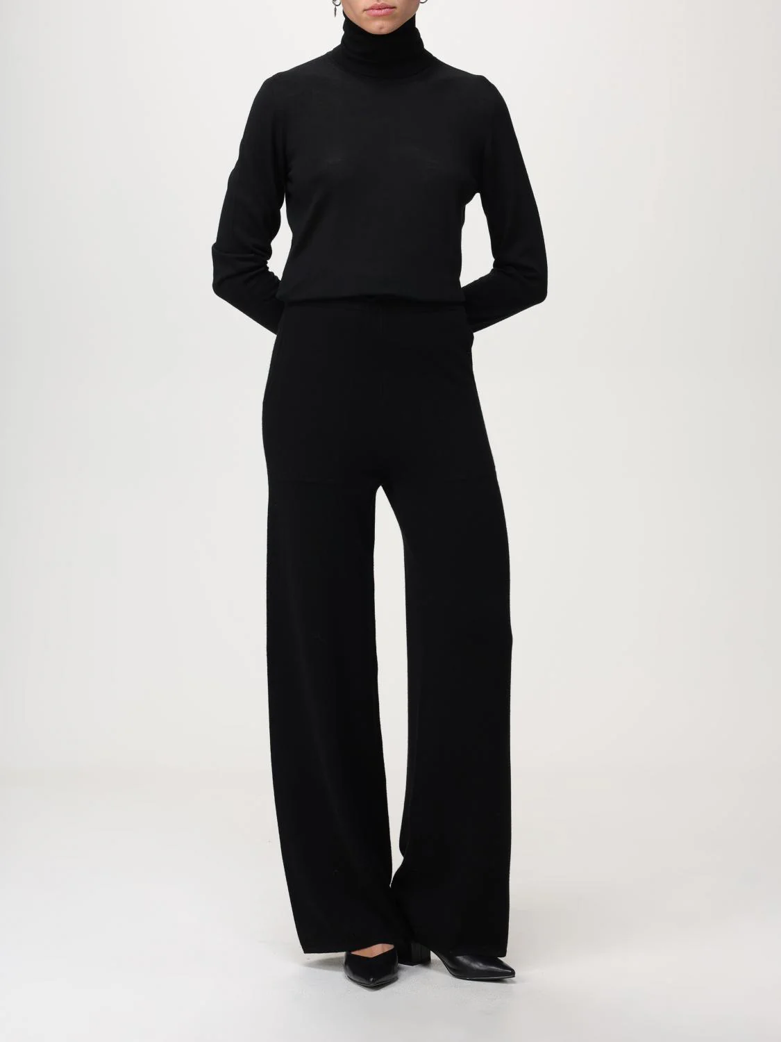 Max Mara Pants Woman Black - Image 2