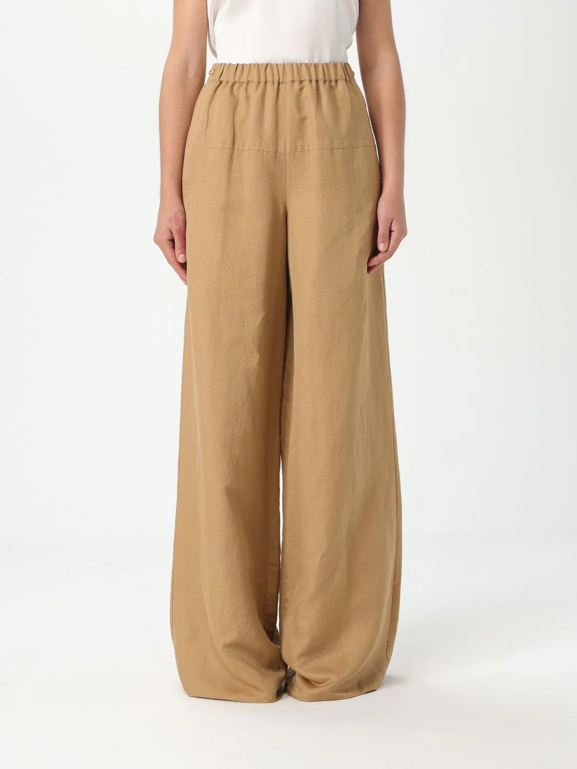 Max Mara Pants Woman Brown