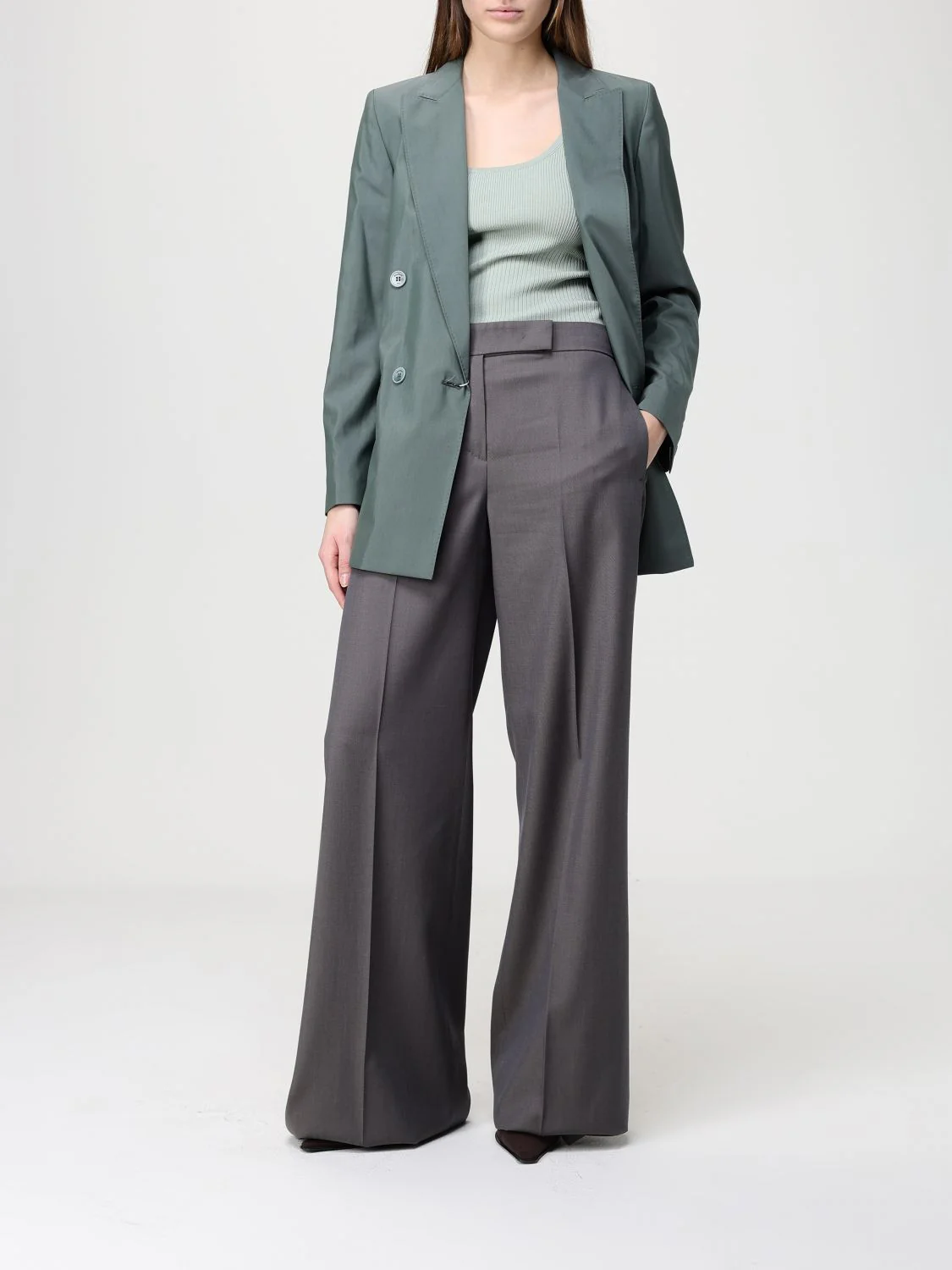 Max Mara Pants Woman Grey - Image 2