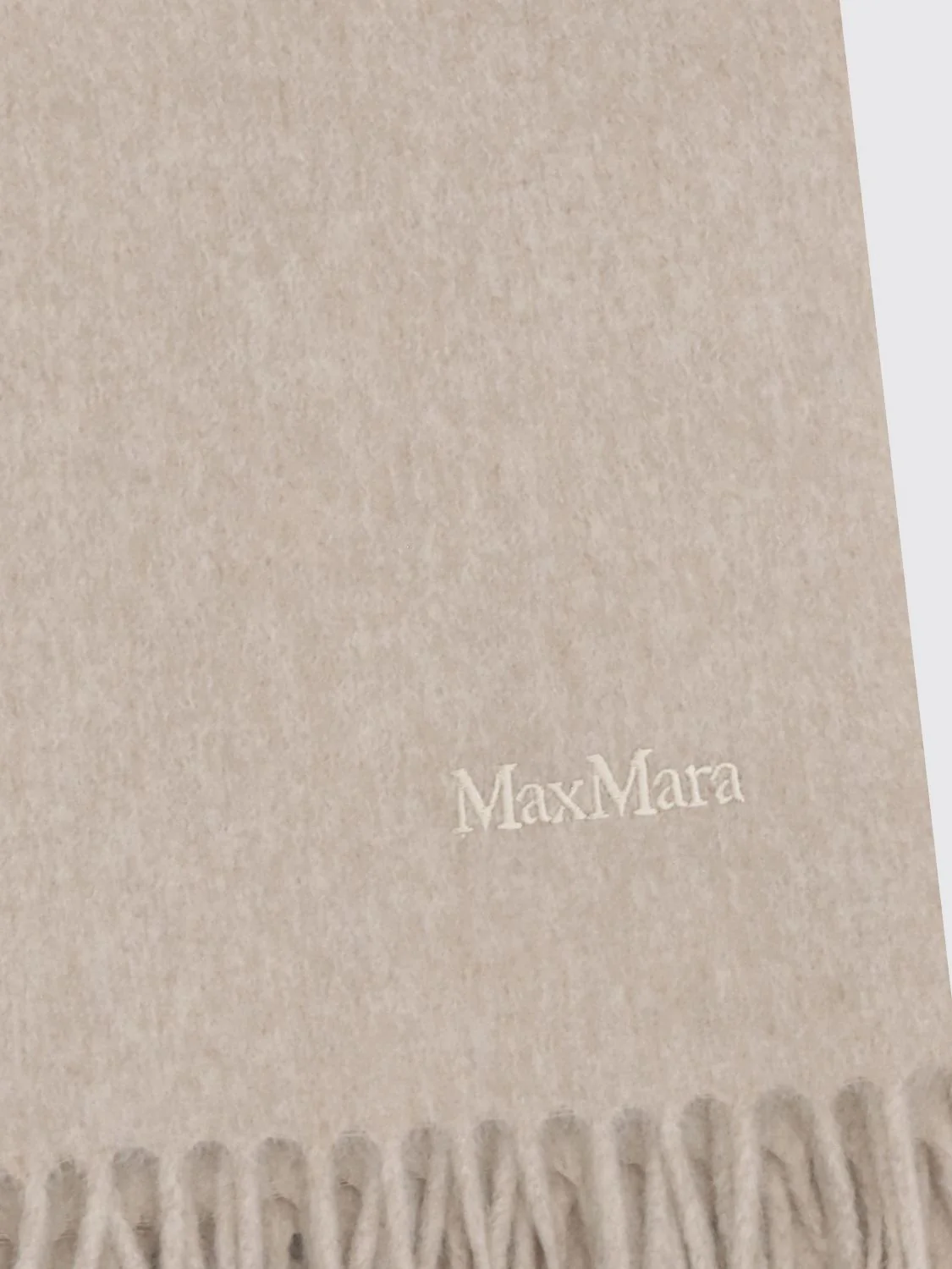 Max Mara Scarf Woman Beige - Image 2