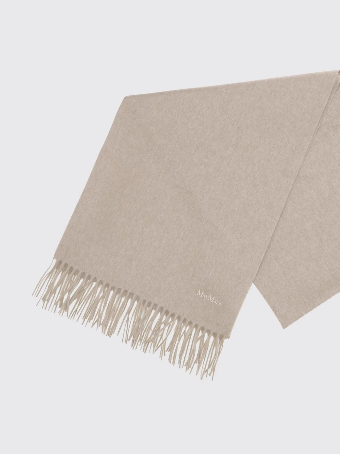 Max Mara Scarf Woman Beige - Image 3