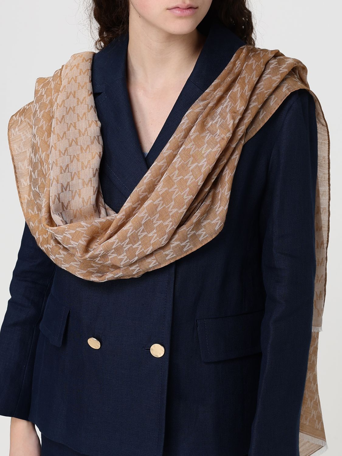 Max Mara Scarf Woman Brown - Image 4