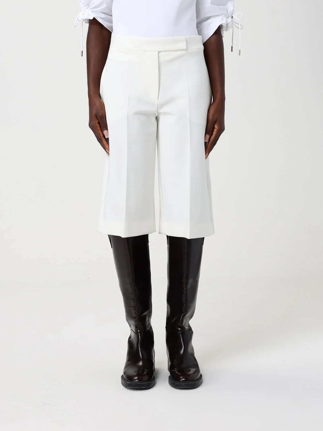 Max Mara Shorts Woman White