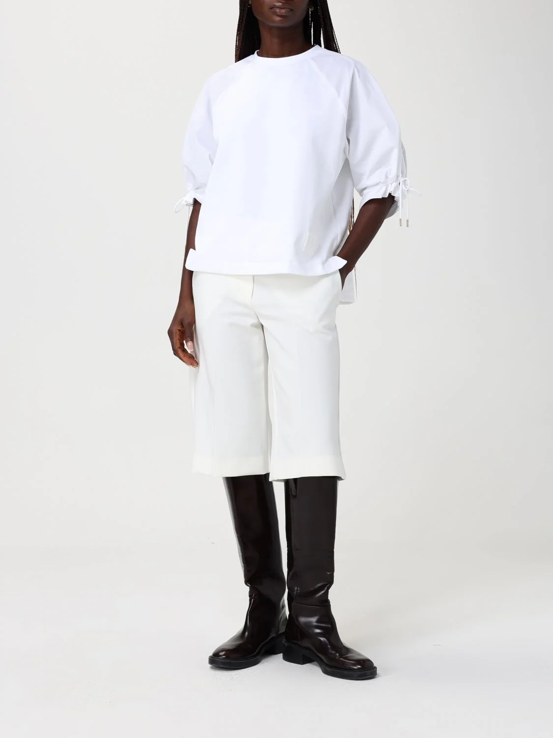 Max Mara Shorts Woman White - Image 2