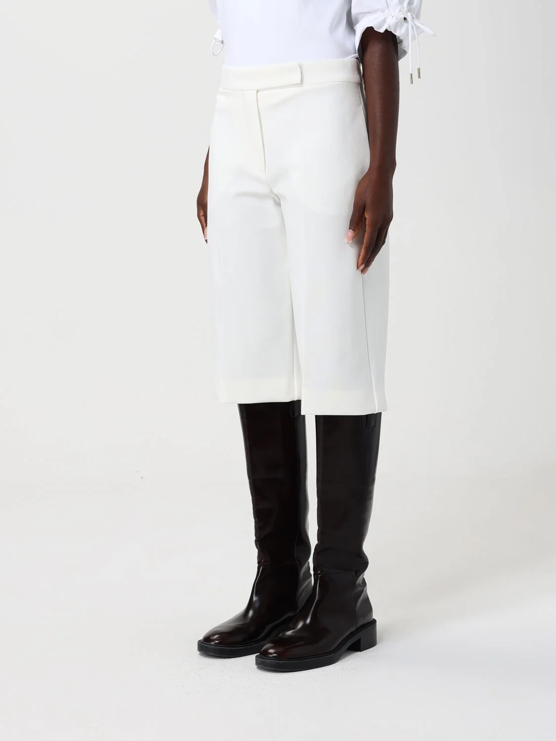 Max Mara Shorts Woman White - Image 4