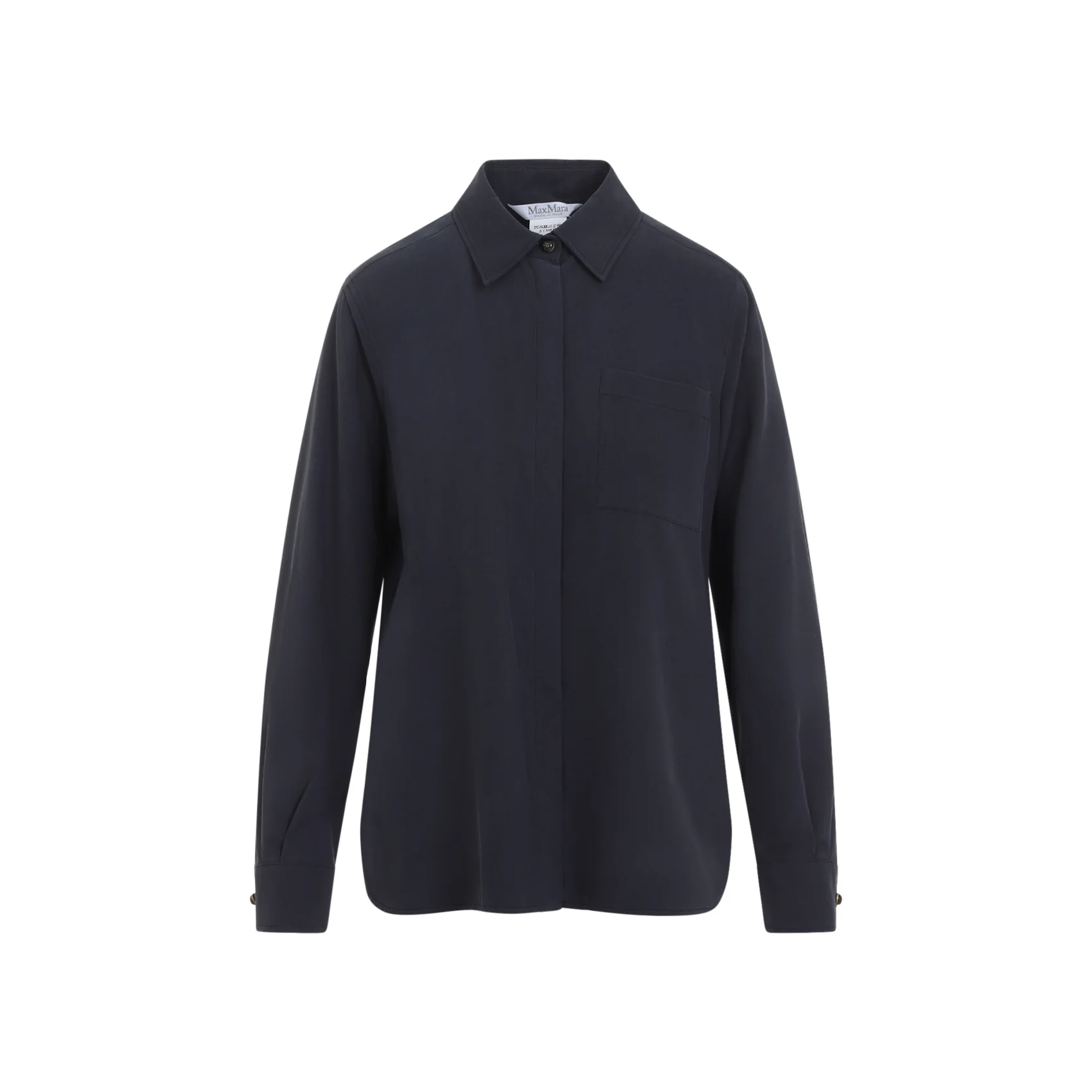 Max Mara Siamese Washed Silk Shirt Women