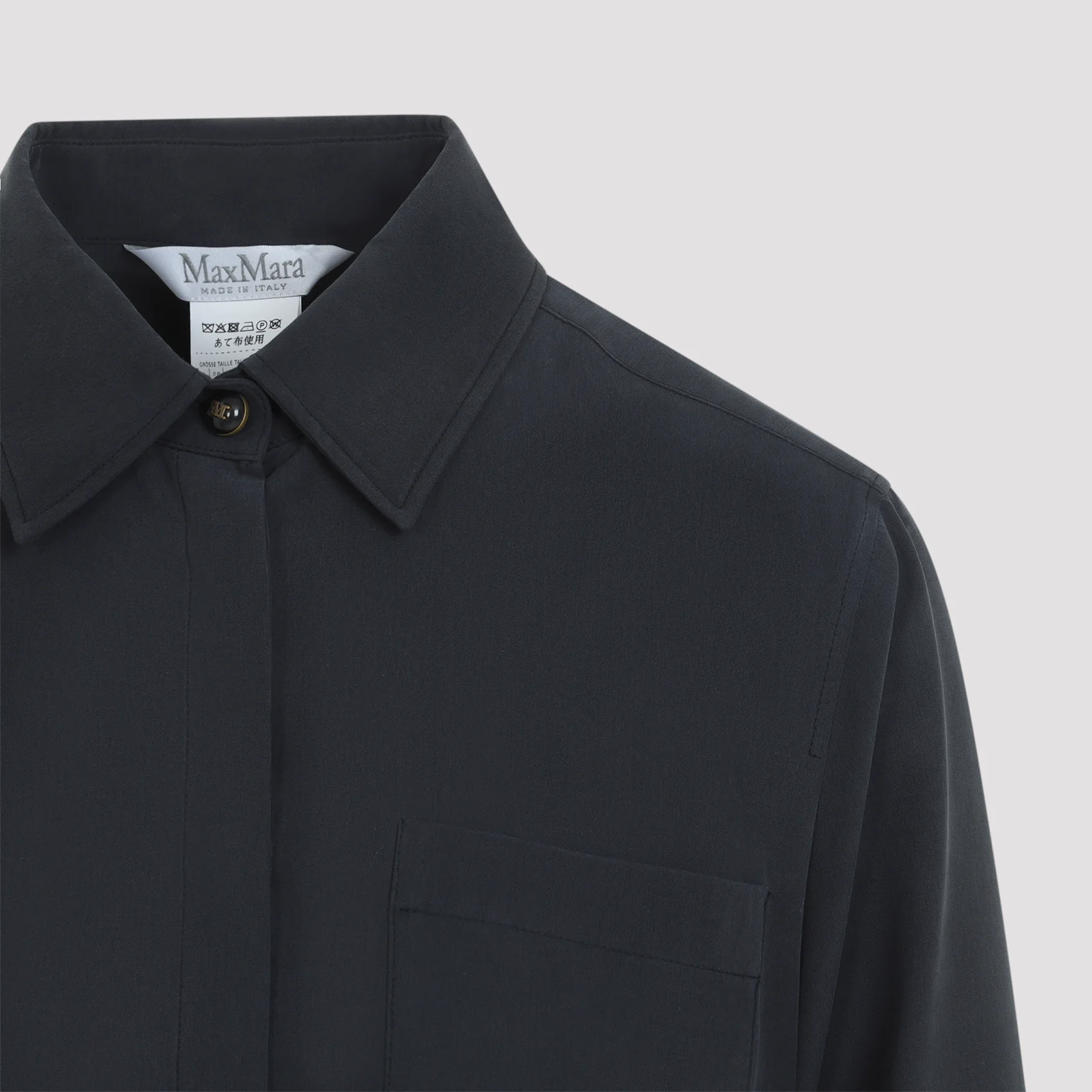 Max Mara Siamese Washed Silk Shirt Women - Image 3